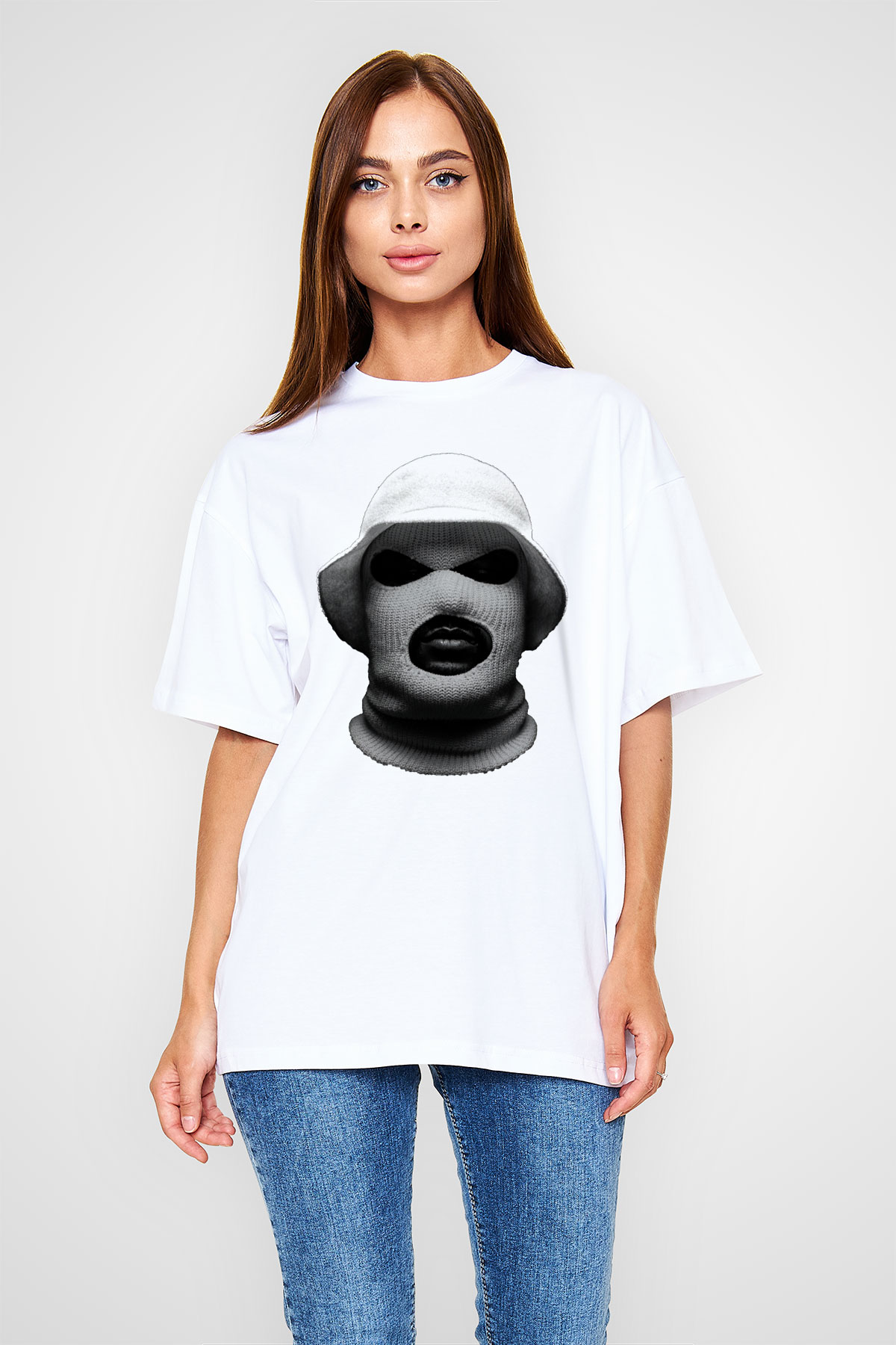 Schoolboy Q Beyaz Oversize Tişört Oversize T-shirt - TişörtFabrikası