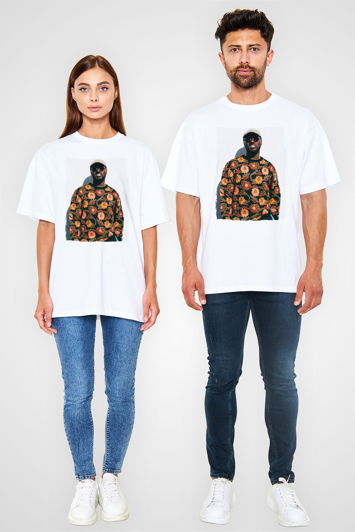 Schoolboy Q Beyaz Oversize Tişört Oversize T-shirt - TişörtFabrikası