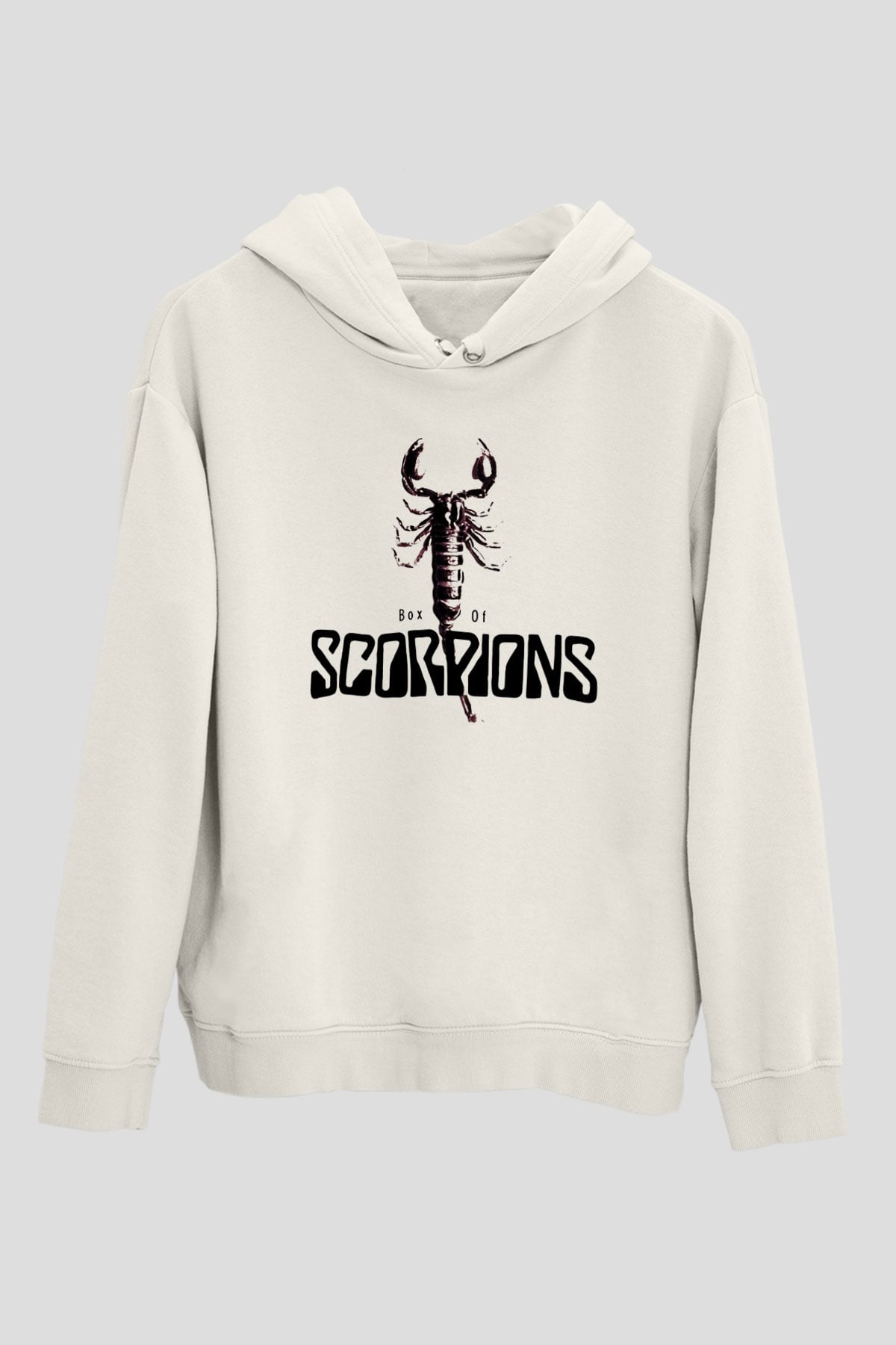 Scorpions Beyaz Unisex Hoodie