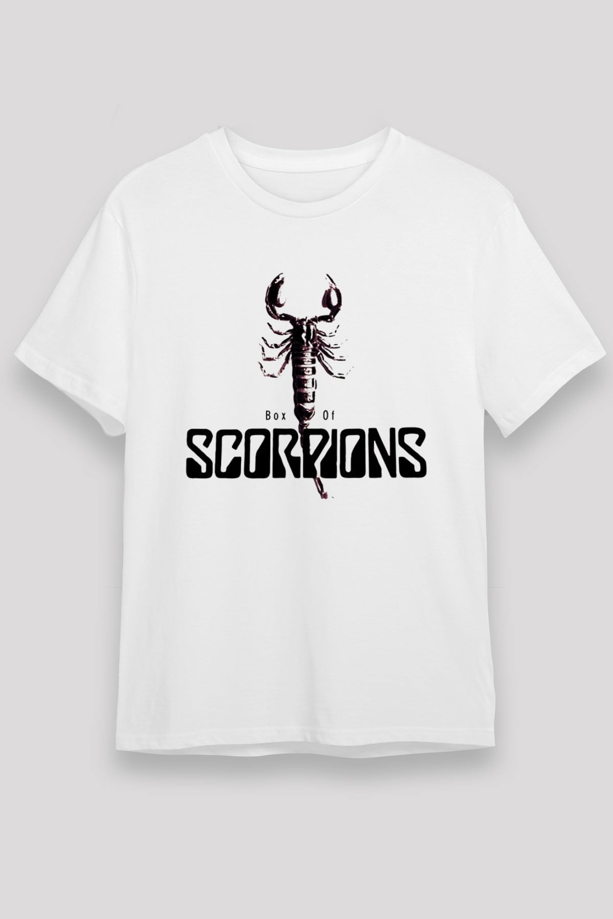 Scorpions Beyaz Unisex Tişört T-Shirt - TişörtFabrikası