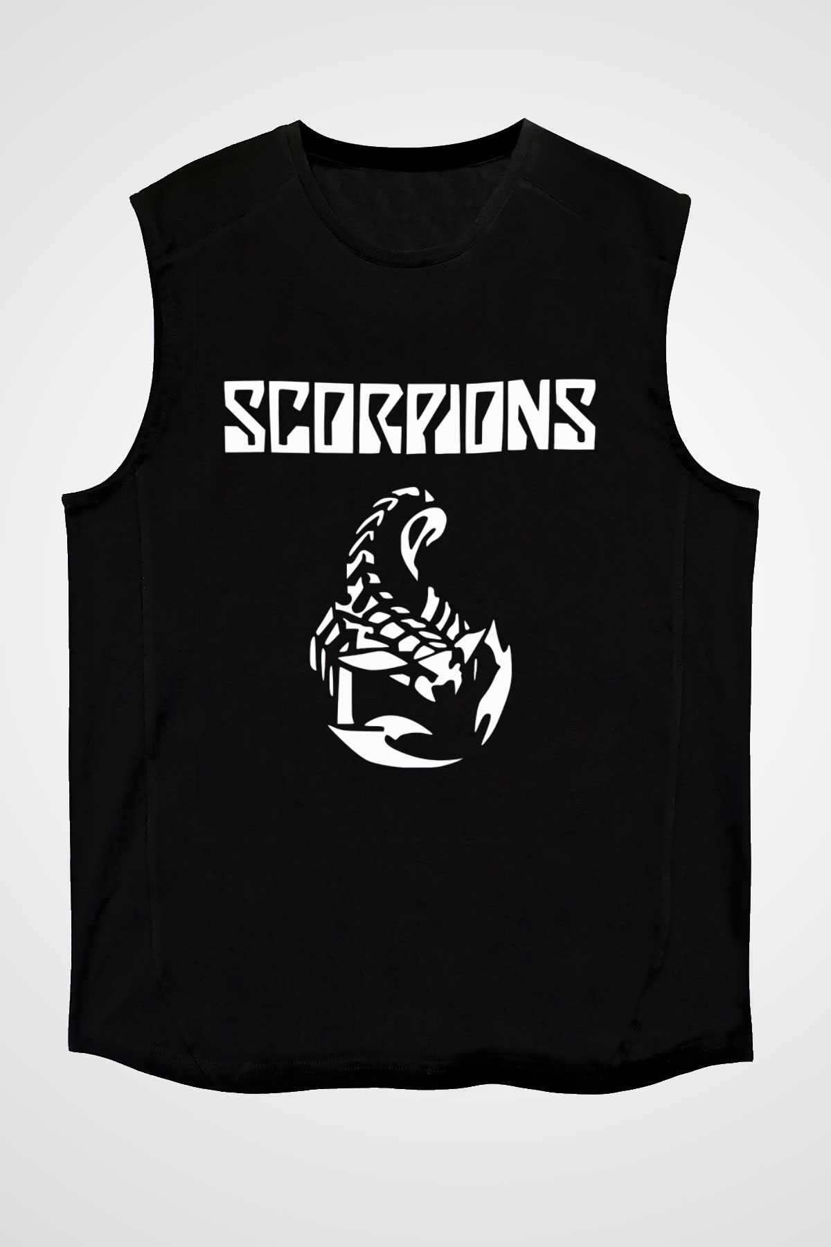 Scorpions Siyah Unisex Kolsuz Tişört