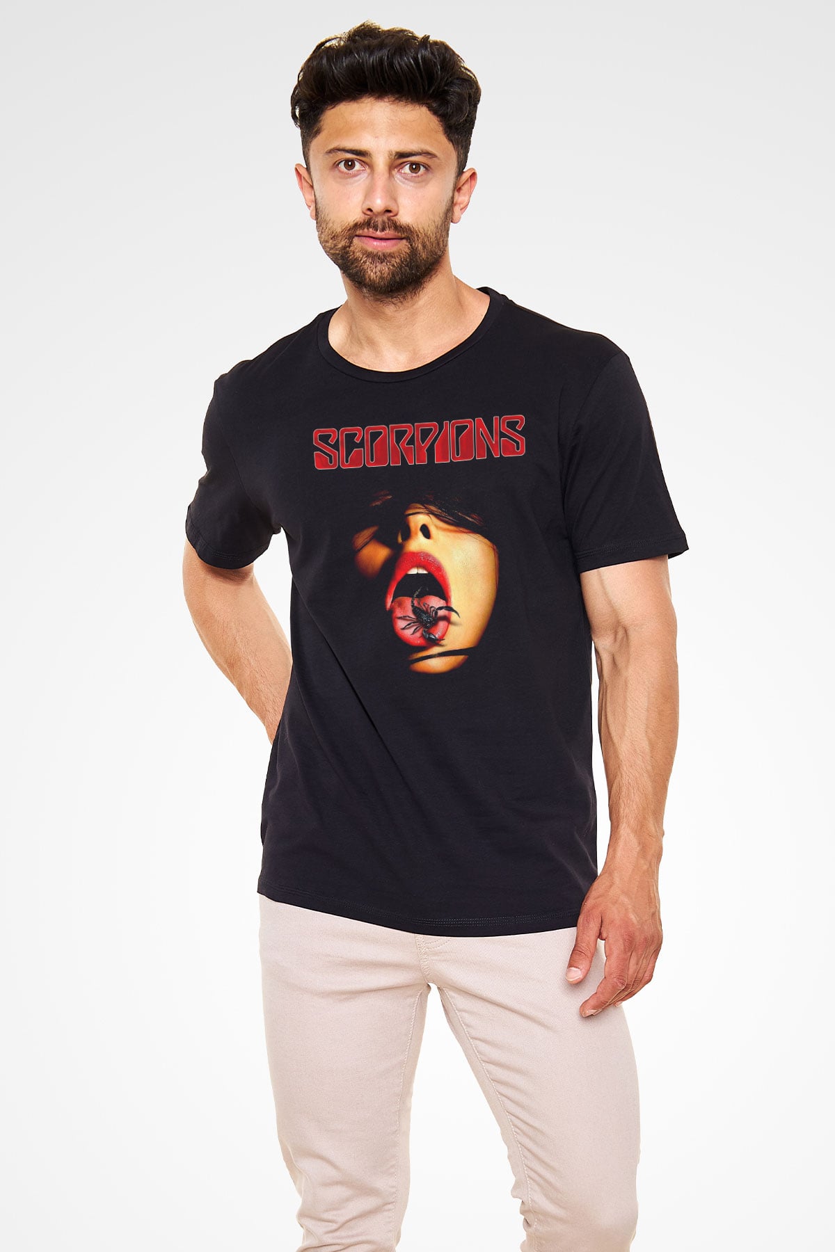 Scorpions Siyah Unisex Tişört T-Shirt - TişörtFabrikası