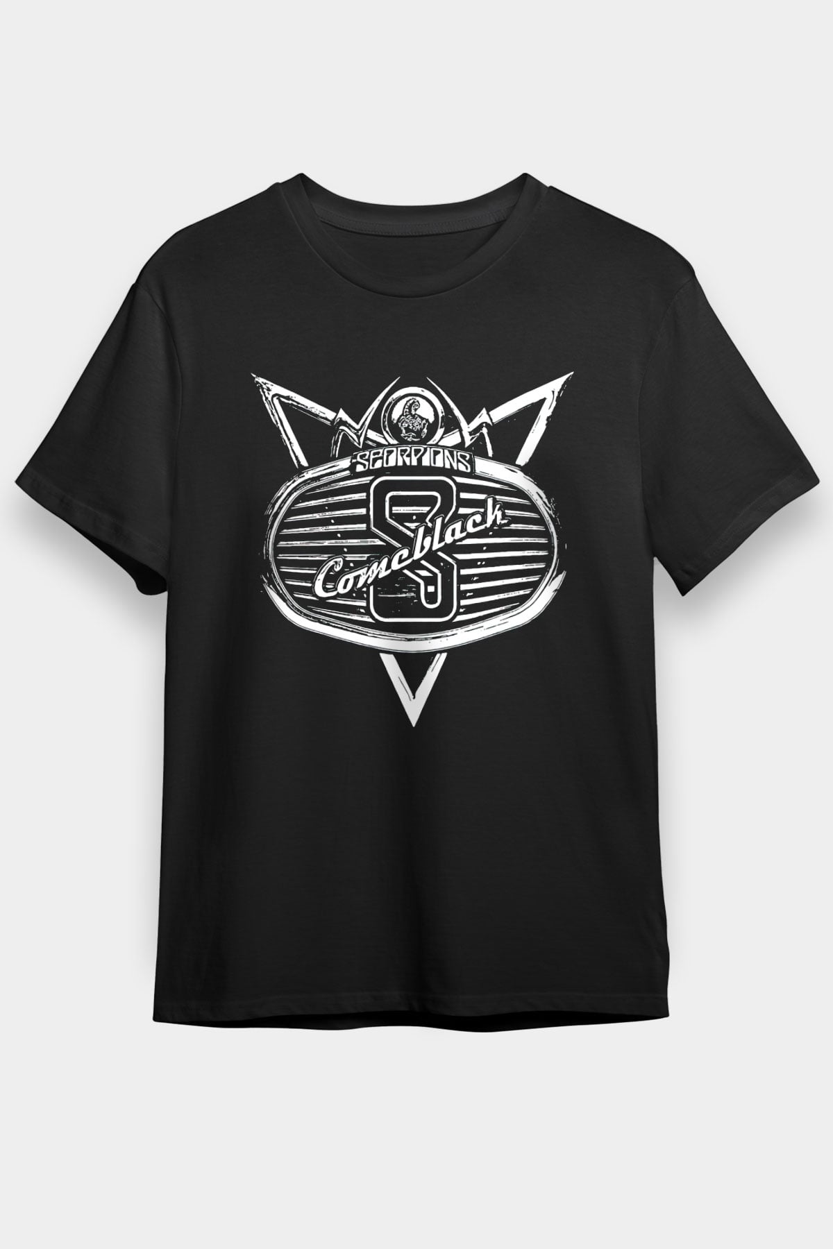 Scorpions Siyah Unisex Tişört T-Shirt - TişörtFabrikası