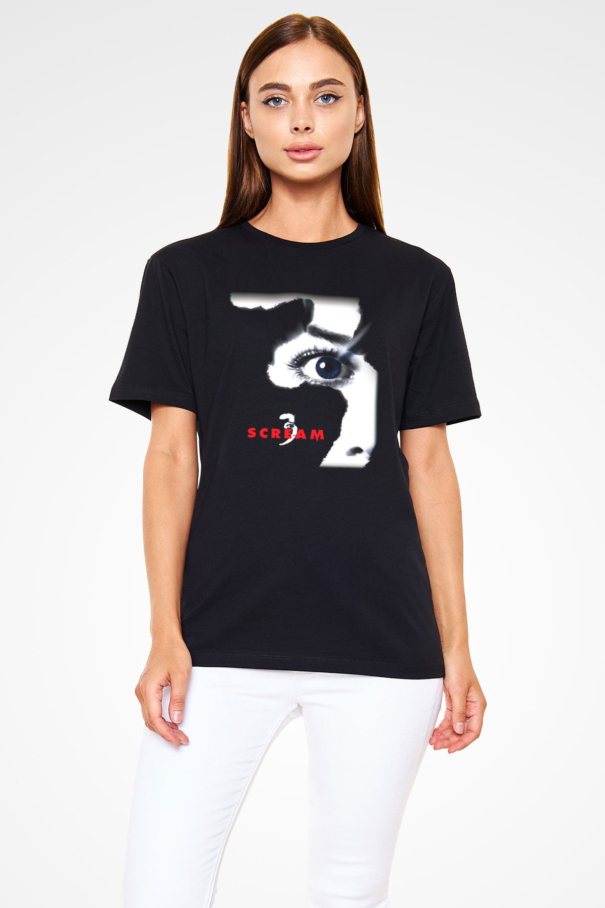 Scream Siyah Unisex Tişört T-Shirt