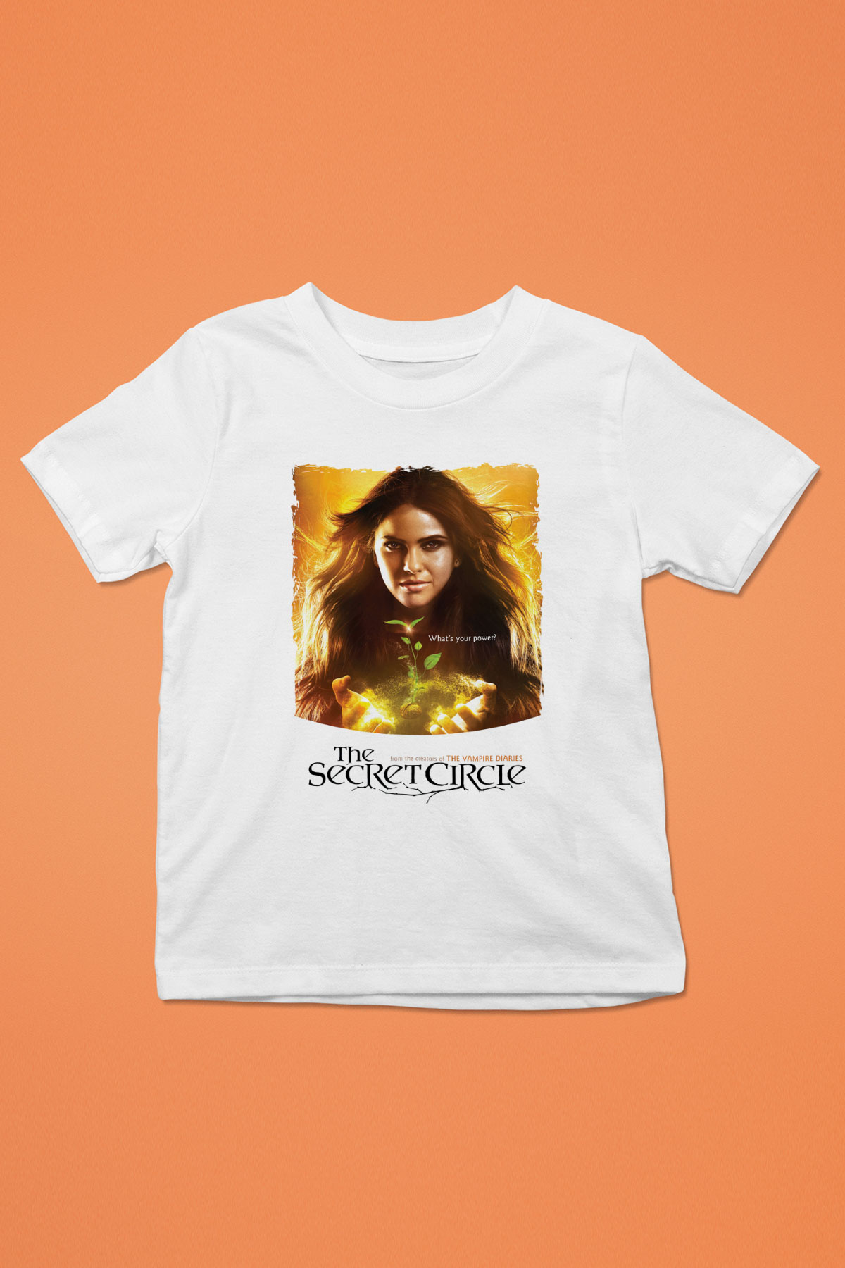 Secret Circle Beyaz Unisex Çocuk Tişört