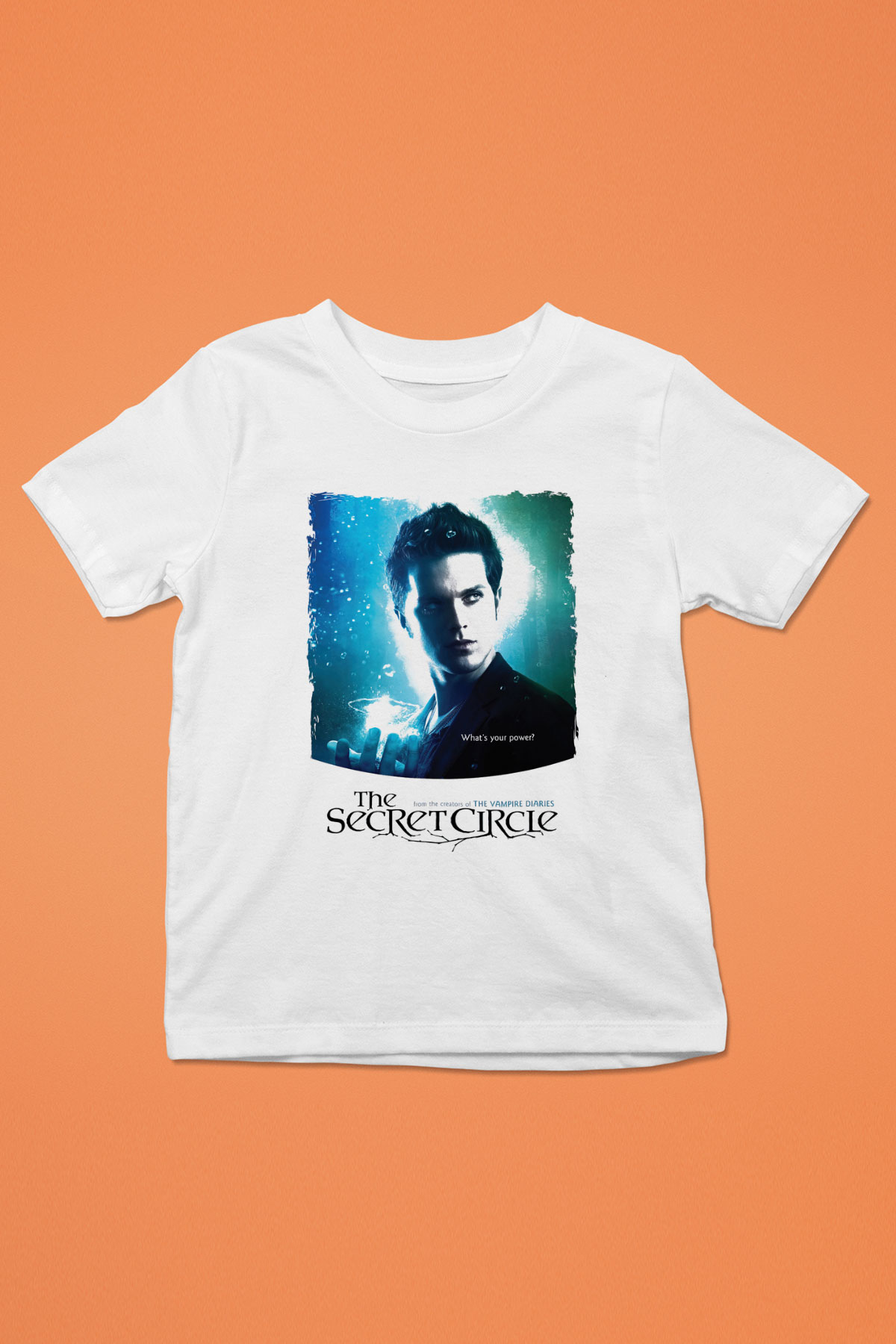 Secret Circle Beyaz Unisex Çocuk Tişört