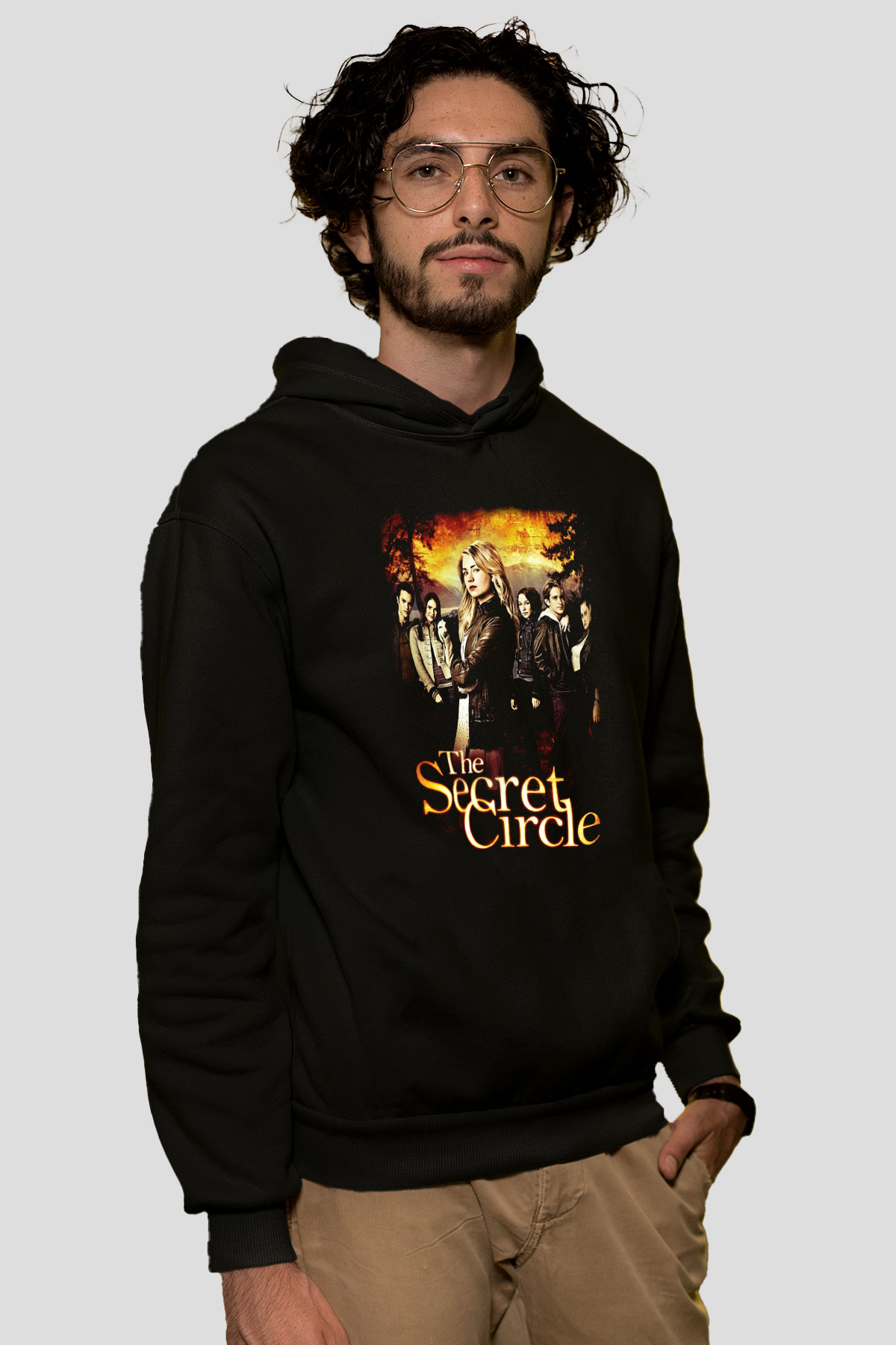 Secret Circle Siyah Unisex Hoodie