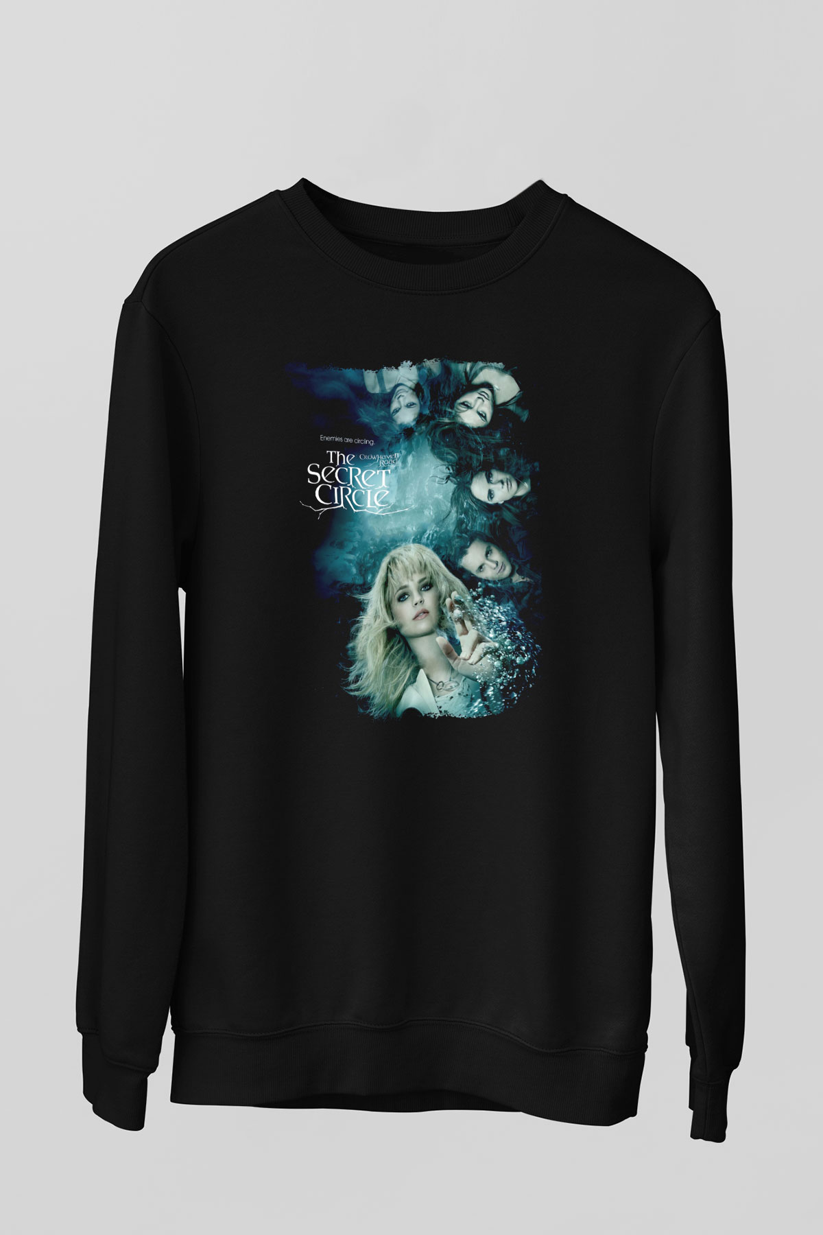 Secret Circle Siyah Unisex Sweatshirt