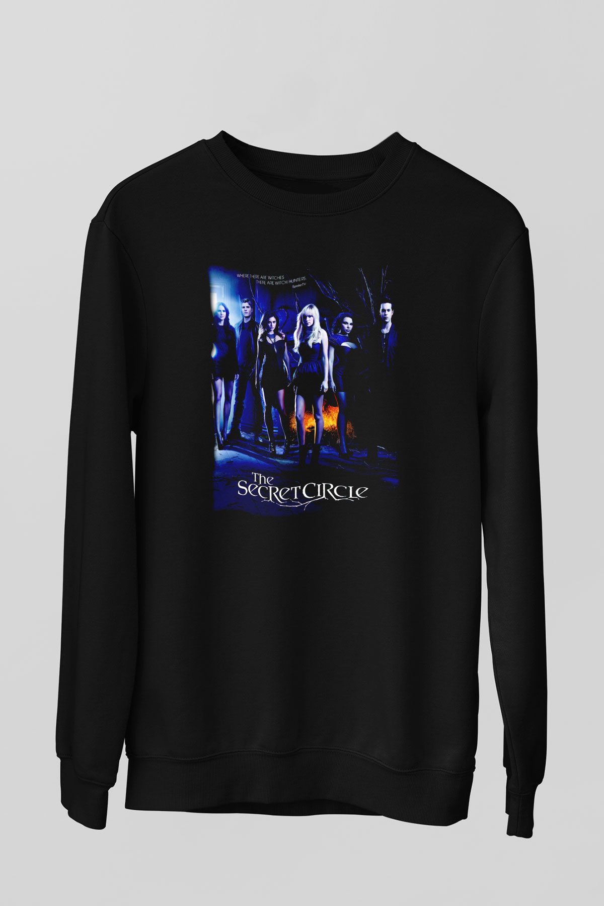 Secret Circle Siyah Unisex Sweatshirt