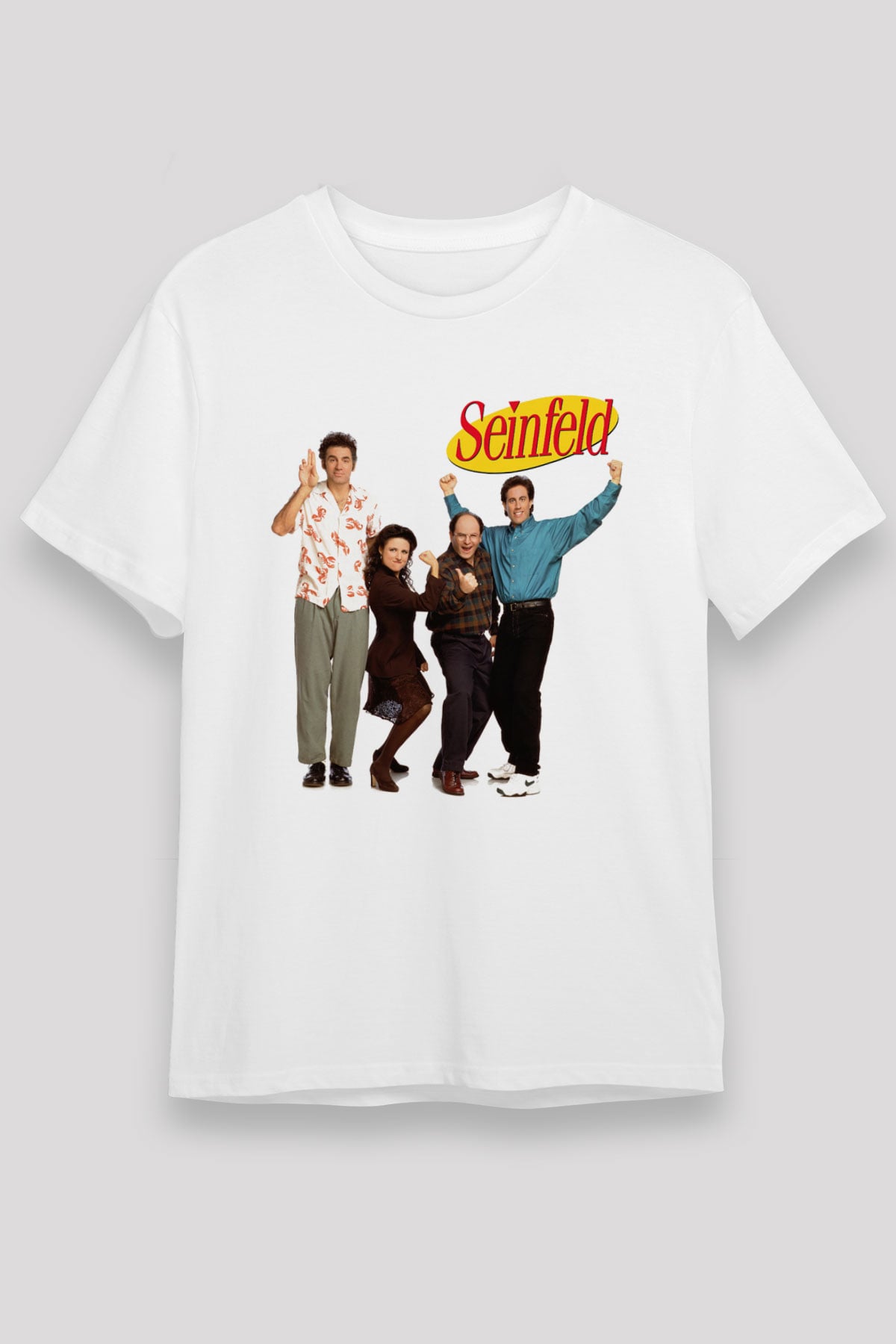 Seinfeld Beyaz Unisex Tişört T-Shirt