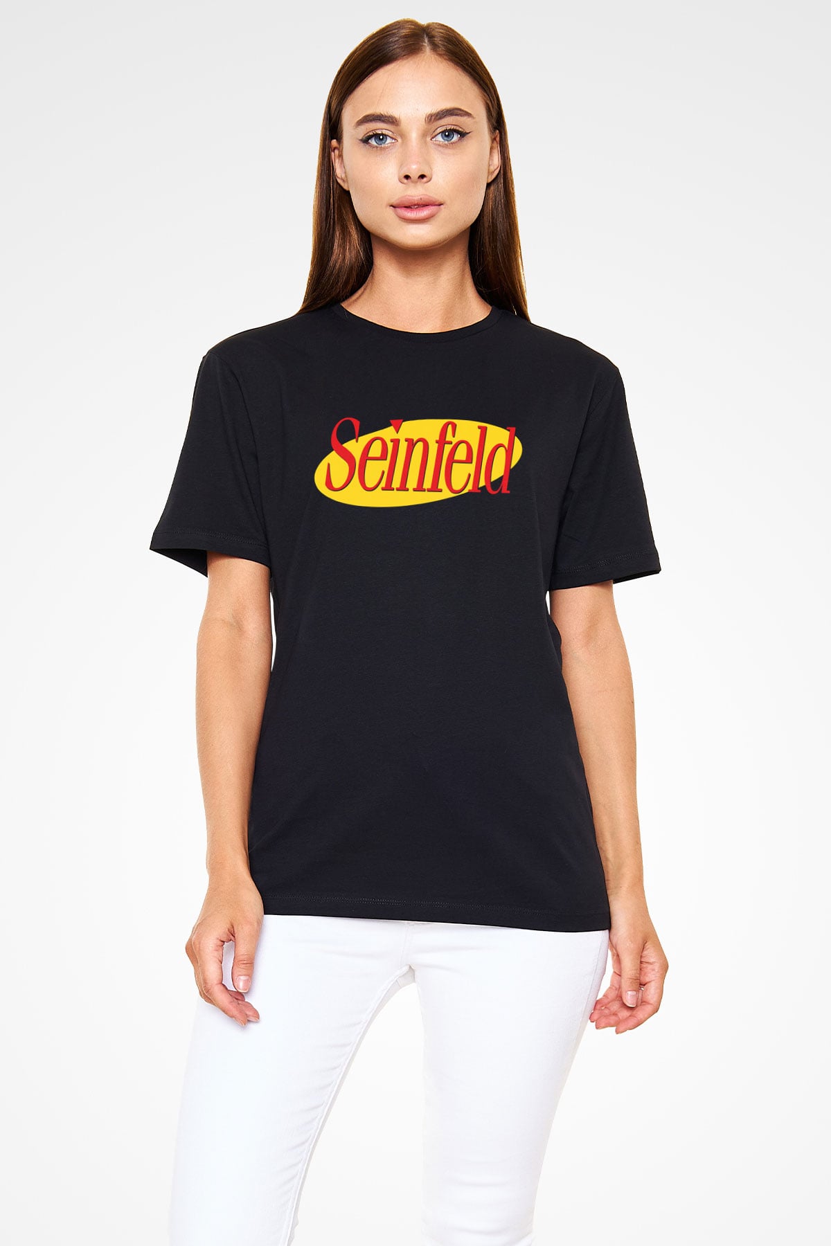 Seinfeld Siyah Unisex Tişört T-Shirt