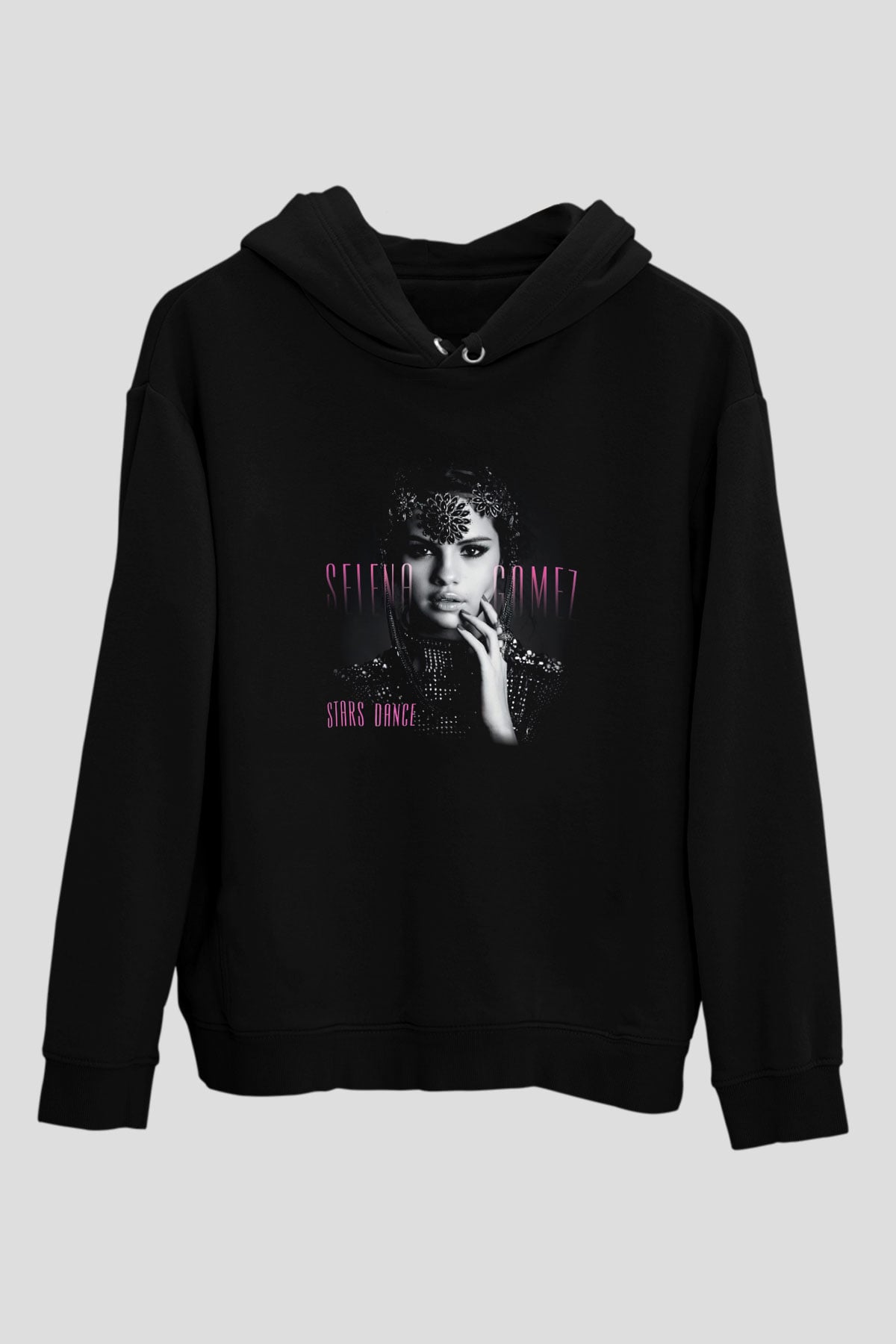 Selena Gomez Siyah Unisex Hoodie