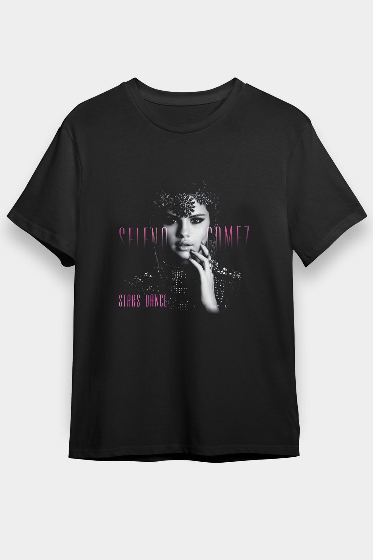 Selena Gomez Siyah Unisex Tişört T-Shirt - TişörtFabrikası