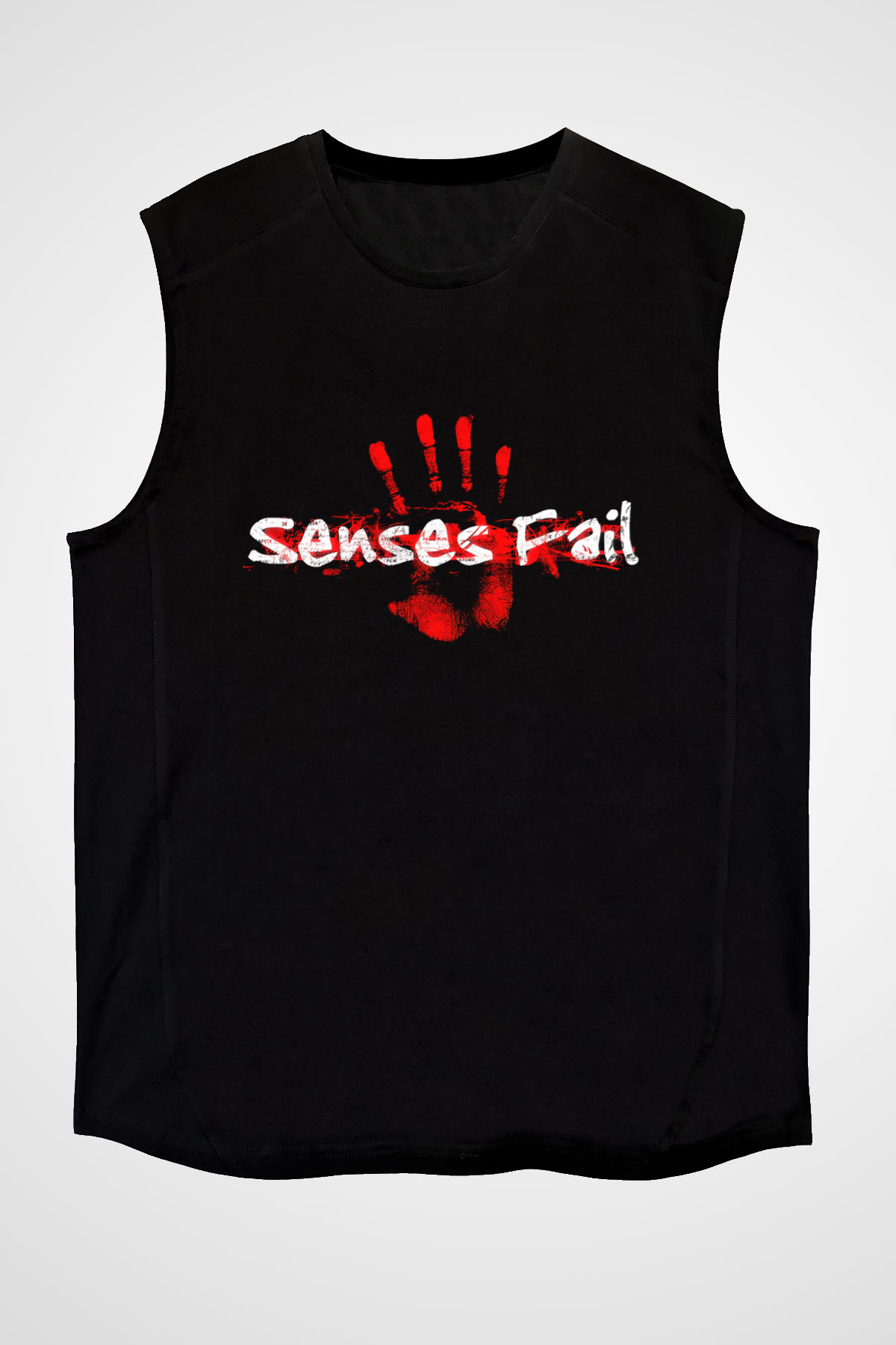 Senses Fail Siyah Unisex Kolsuz Tişört