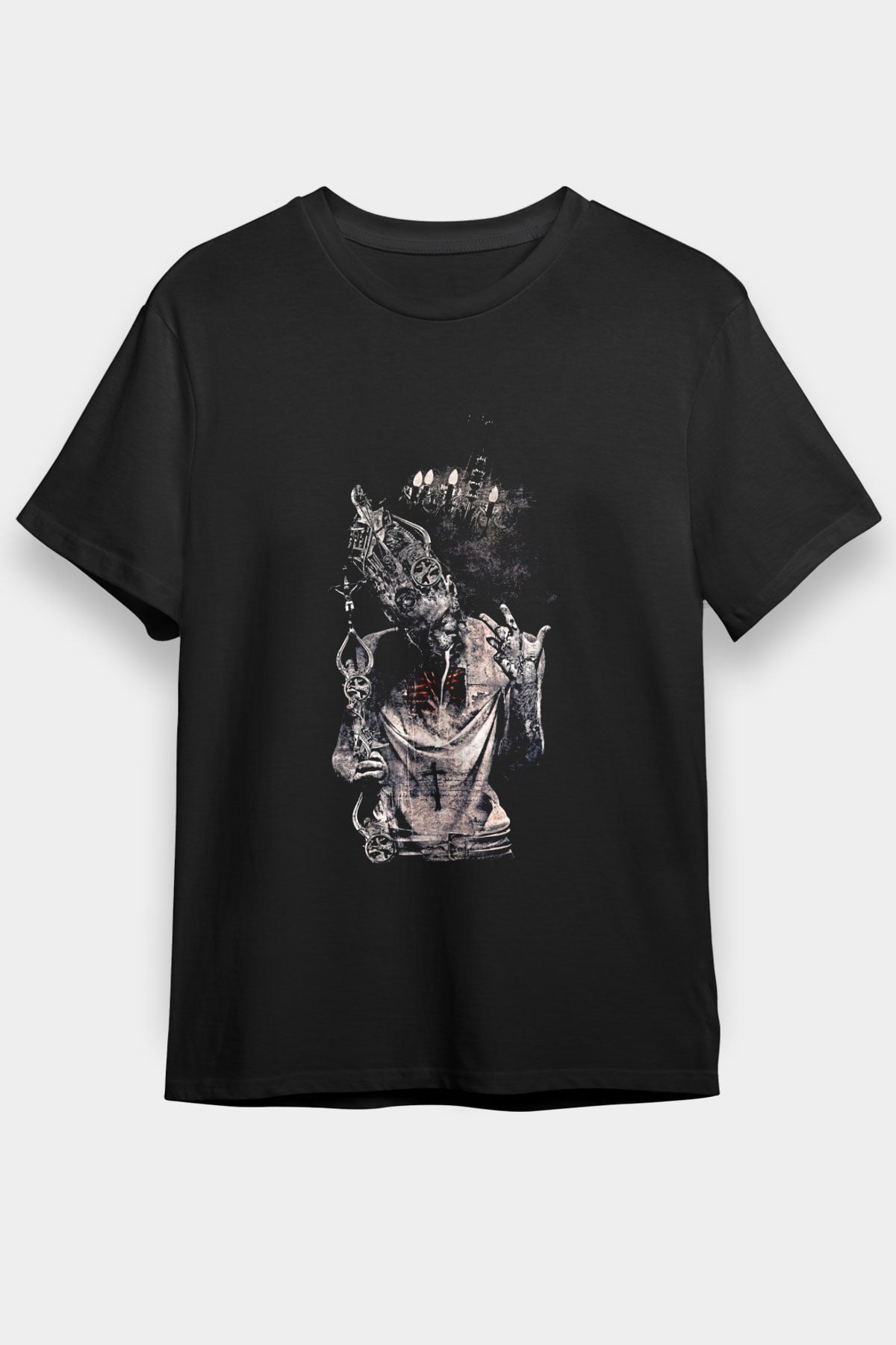 Septicflesh Baskılı Unisex Siyah Tişört - Tshirt