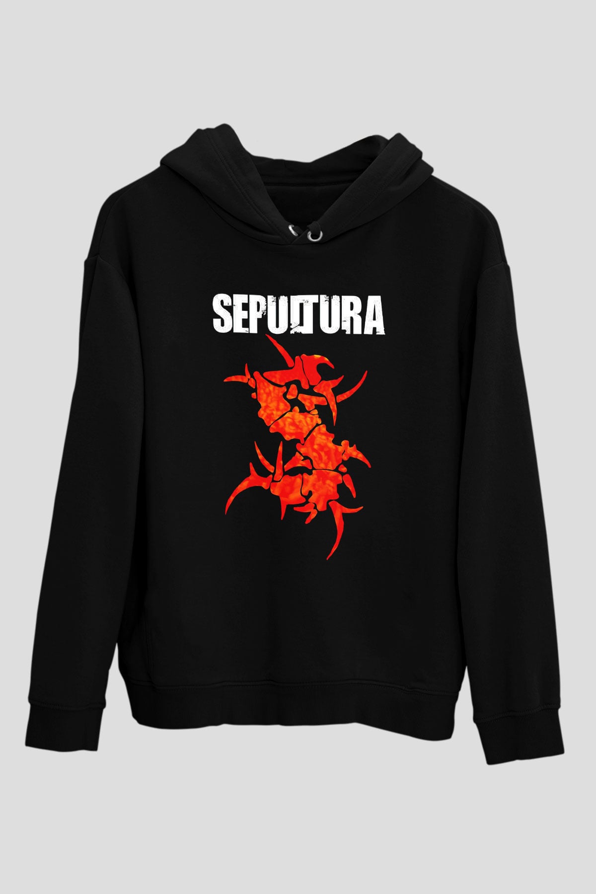 Sepultura Siyah Unisex Kapşonlu Sweatshirt