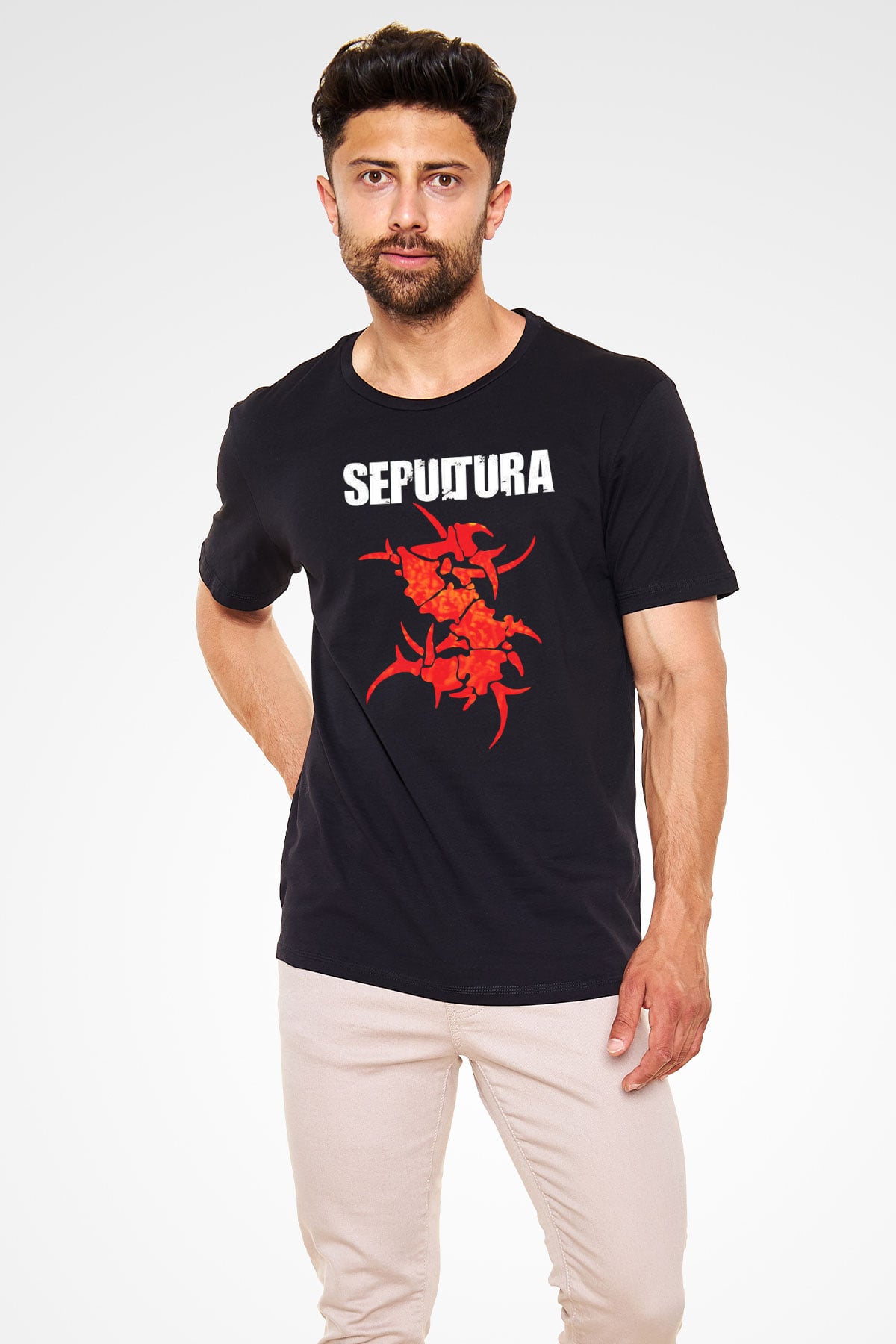 Sepultura Siyah Unisex Tişört T-Shirt - TişörtFabrikası