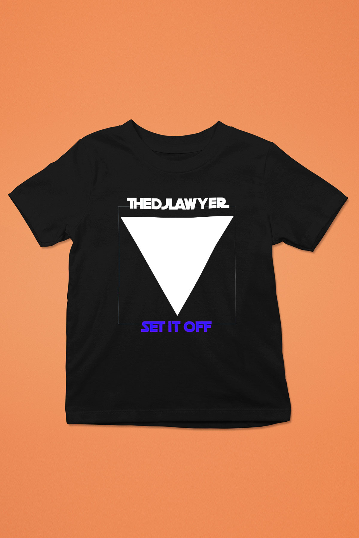 Set it off Baskılı Unisex Siyah Çocuk Tişört - Tshirt