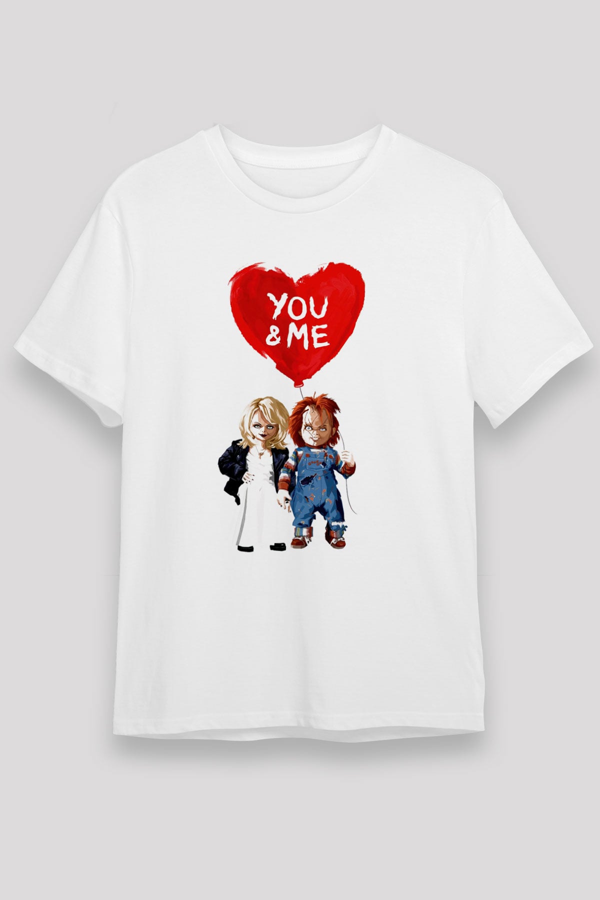 Sevgililer Günü Beyaz Unisex Tişört T-Shirt - TişörtFabrikası