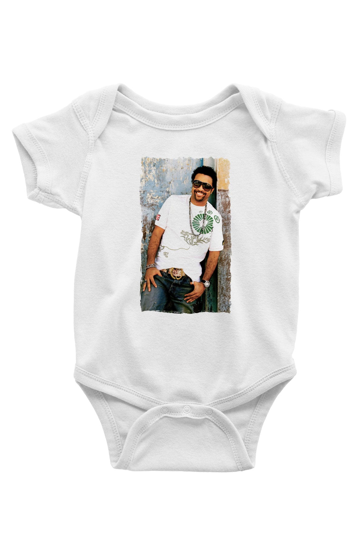 Shaggy Beyaz Bebek Body - Zıbın