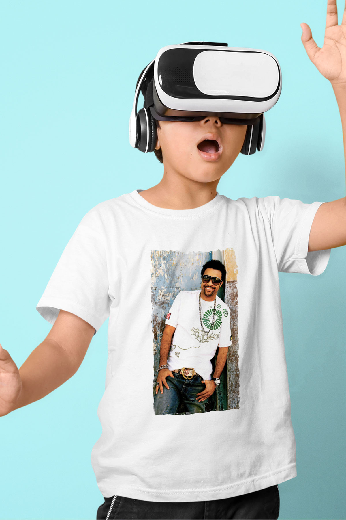 Shaggy Beyaz Unisex Çocuk Tişört