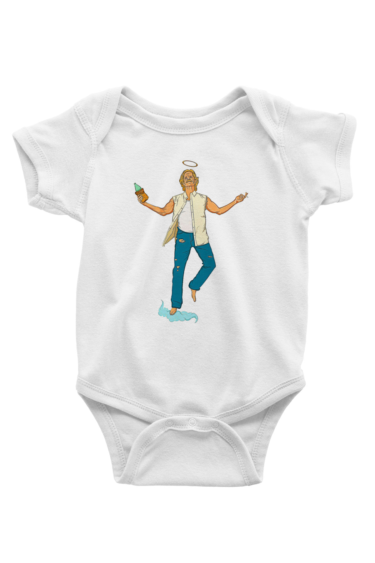 Shameless Baskılı Beyaz Unisex Bebek Body - Zıbın