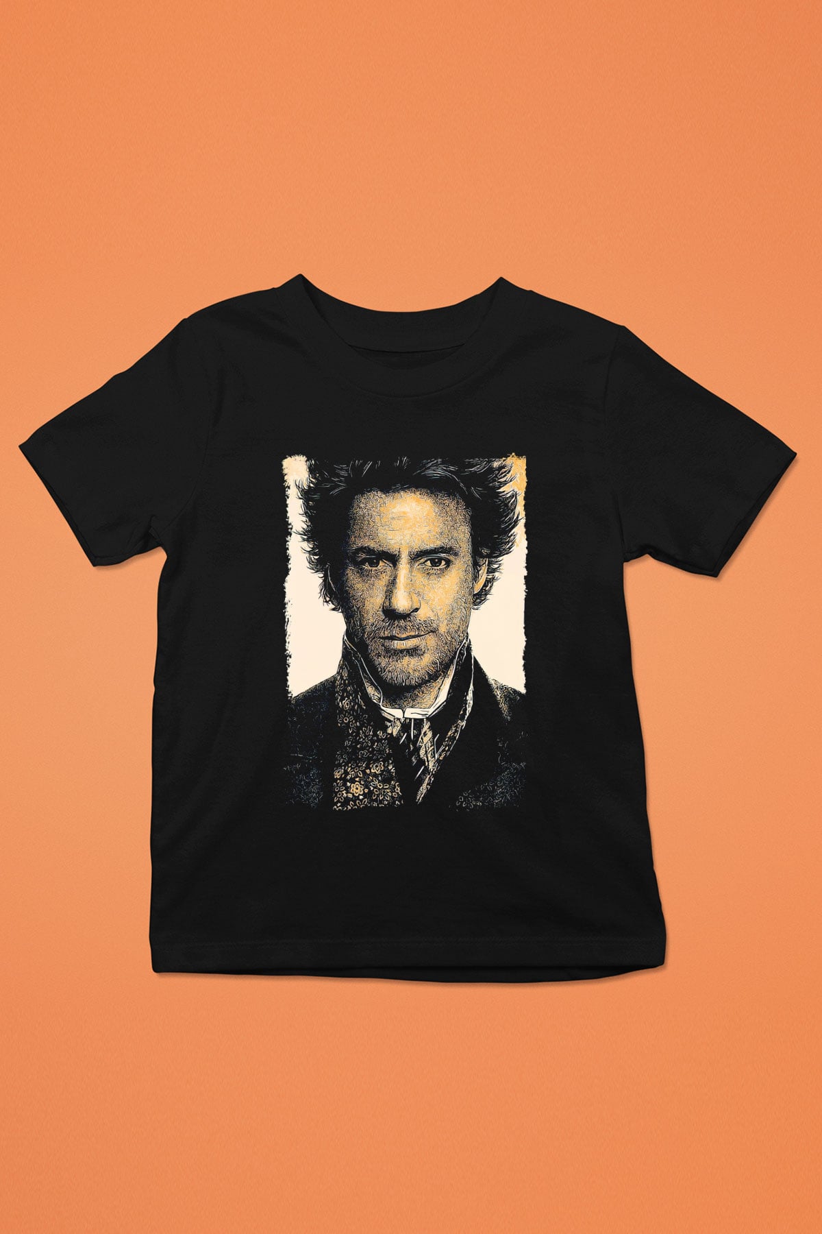 Sherlock Beyaz Unisex Çocuk Tişört
