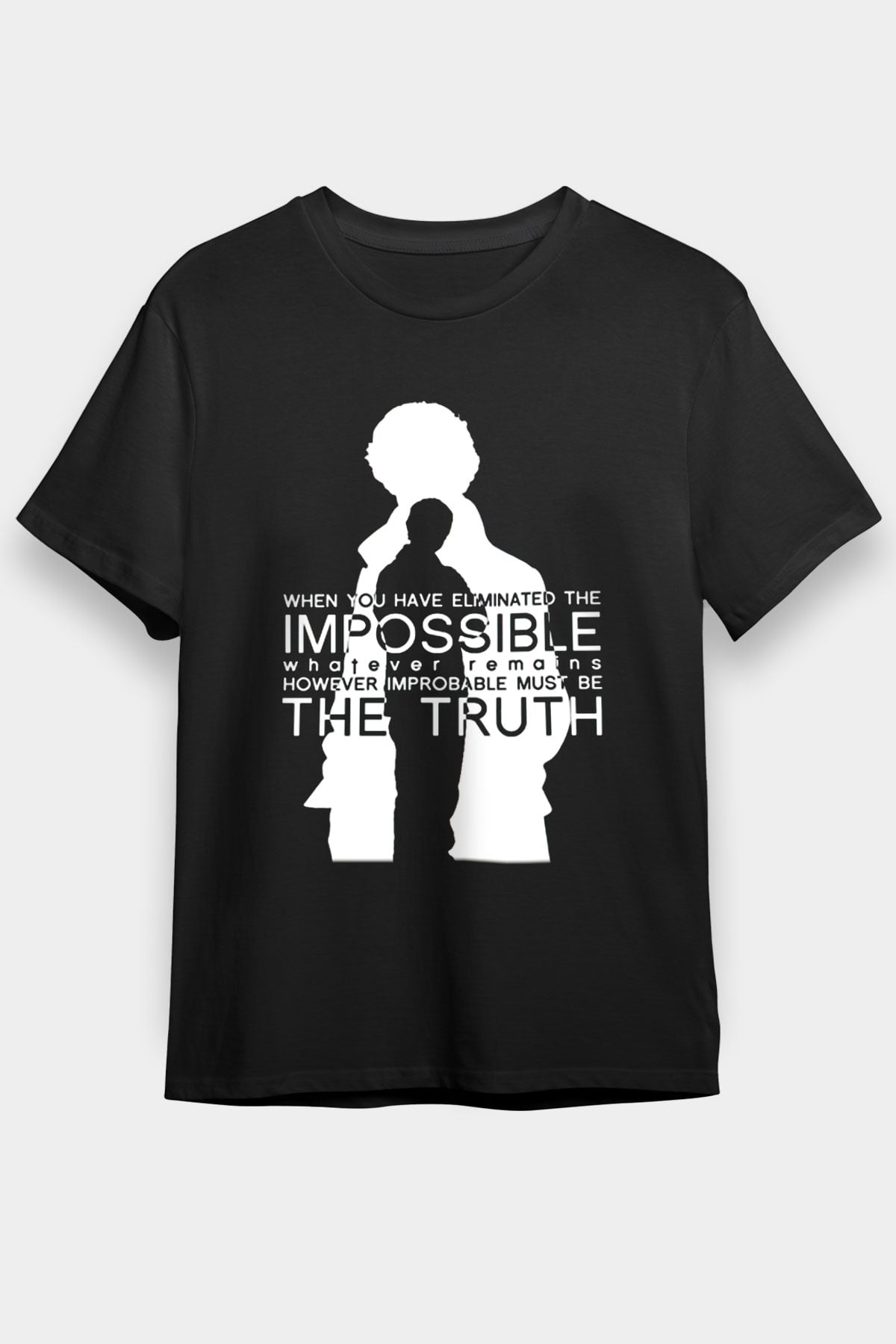 Sherlock Siyah Unisex Tişört T-Shirt