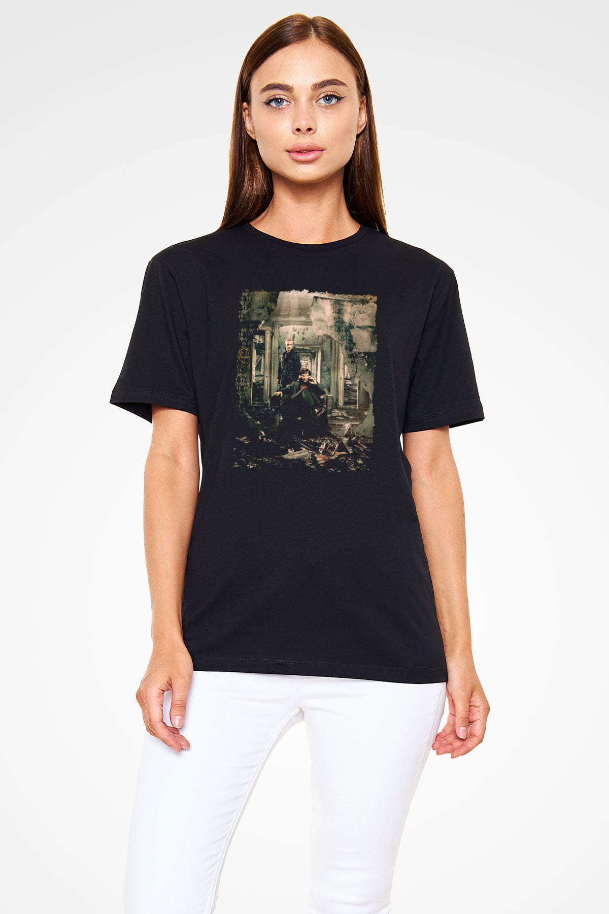 Sherlock Siyah Unisex Tişört T-Shirt