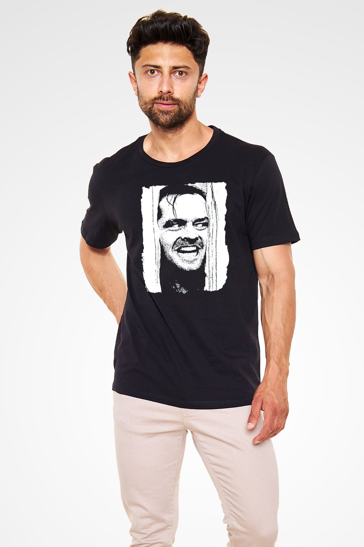 Shining Siyah Unisex Tişört