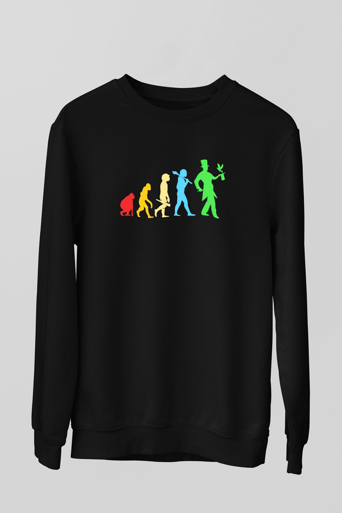 Sihirbaz Siyah Unisex Sweatshirt