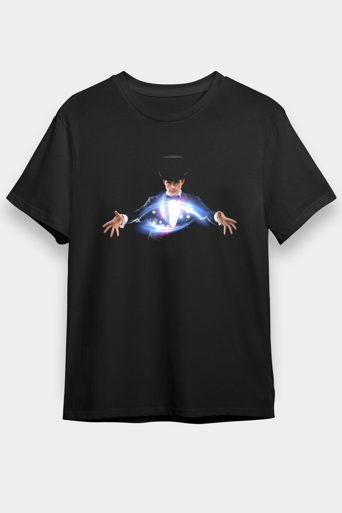 Sihirbaz Siyah Unisex Tişört T-Shirt - TişörtFabrikası