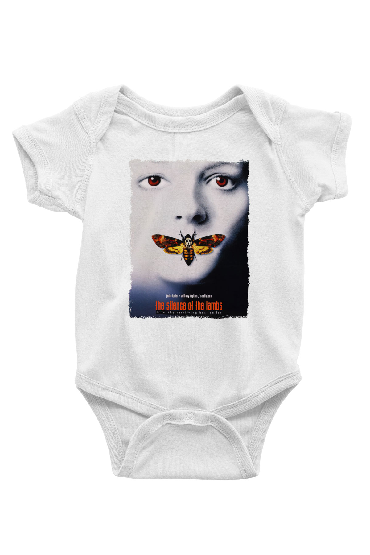 Silence of the Lambs Beyaz Bebek Body - Zıbın