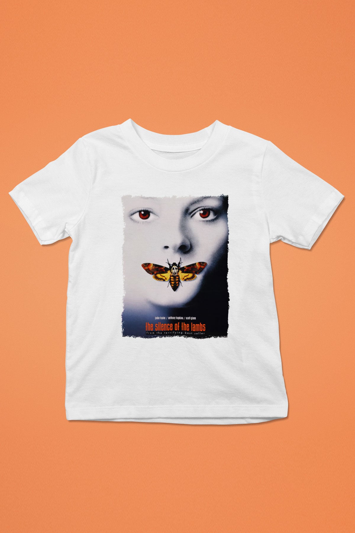 Silence of the Lambs Beyaz Unisex Çocuk Tişört