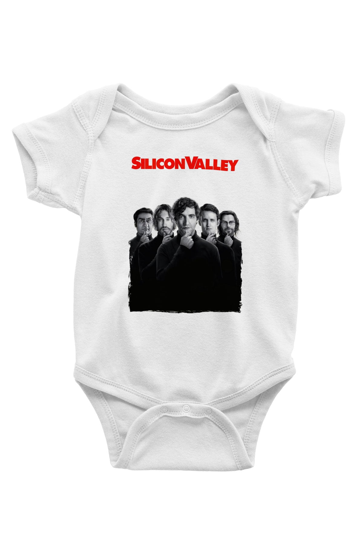 Silicon Valley Beyaz Bebek Body - Zıbın