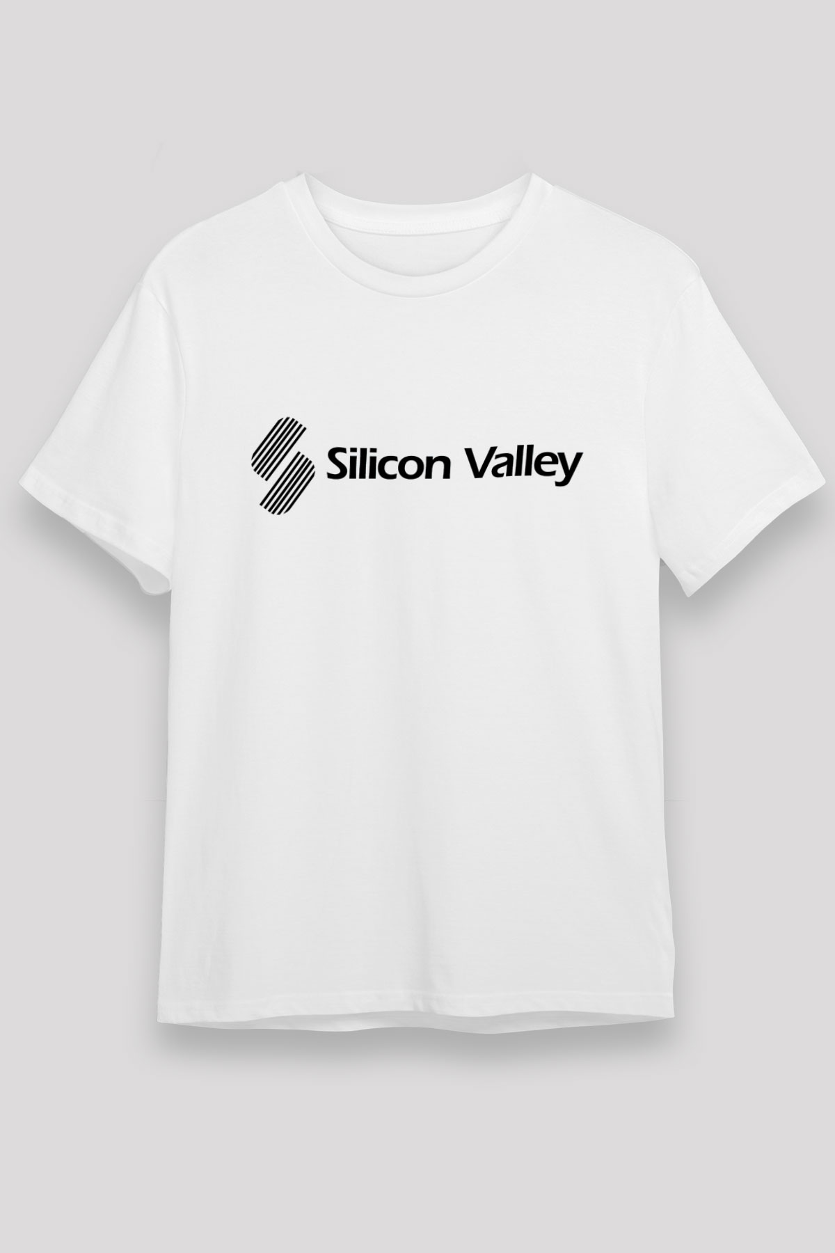 Silicon Valley Beyaz Unisex Tişört T-Shirt