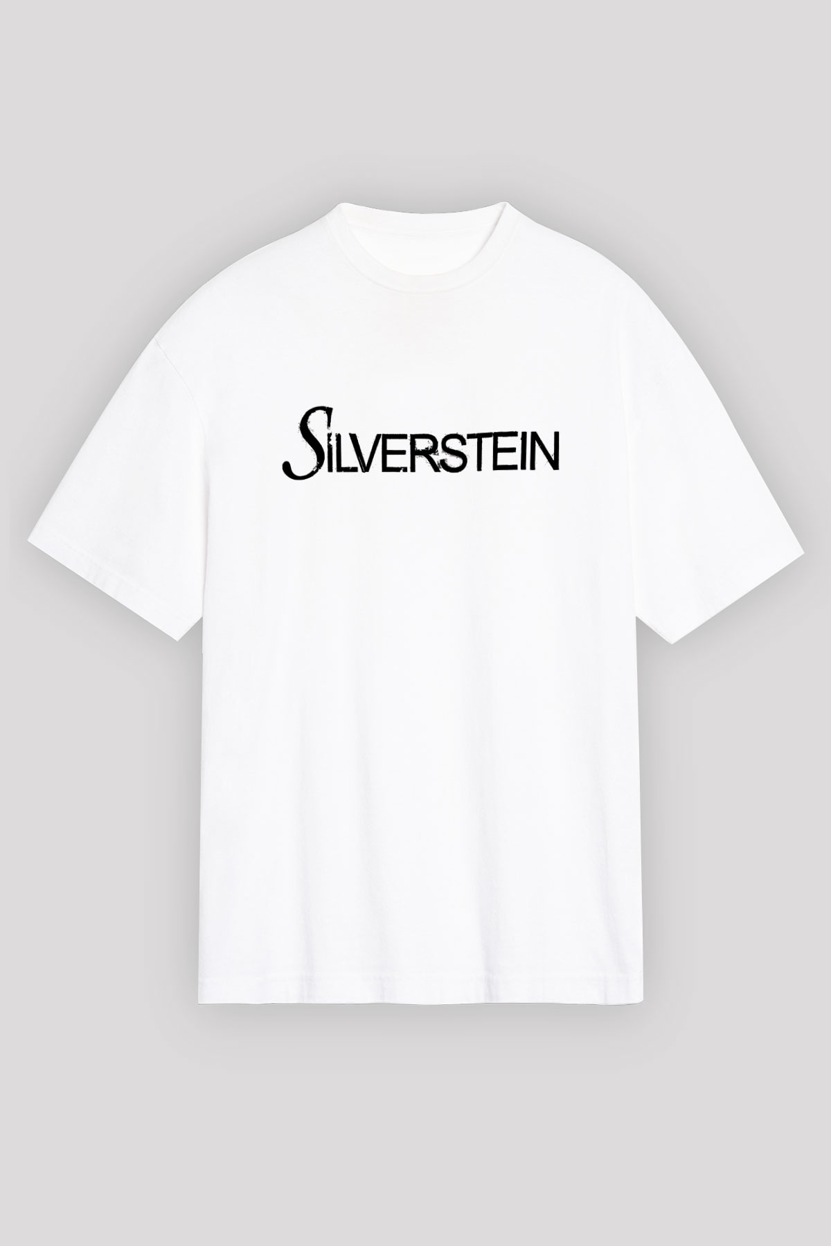 Silverstein Beyaz Unisex Oversize Tişört T-Shirt