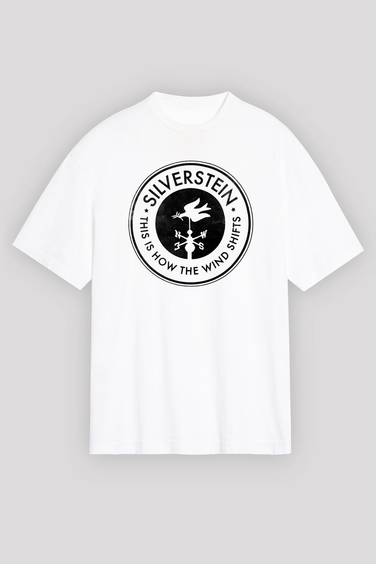 Silverstein Beyaz Unisex Oversize Tişört T-Shirt