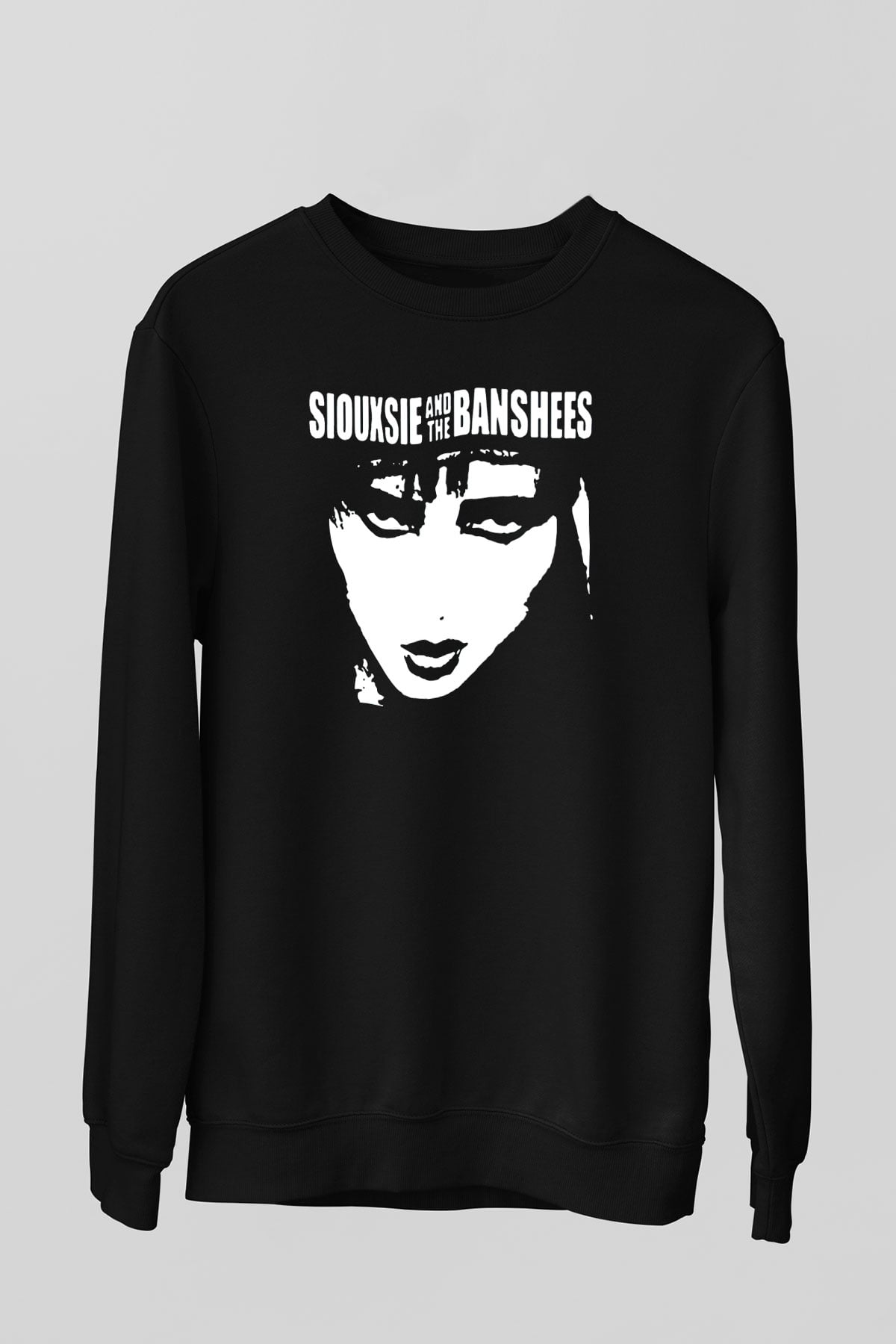 Siouxsie and the Banshees Siyah Unisex Sweatshirt