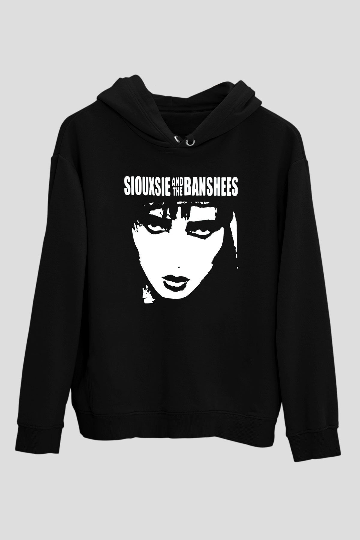 Siouxsie and the Banshees Siyah Unisex Kapşonlu Sweatshirt