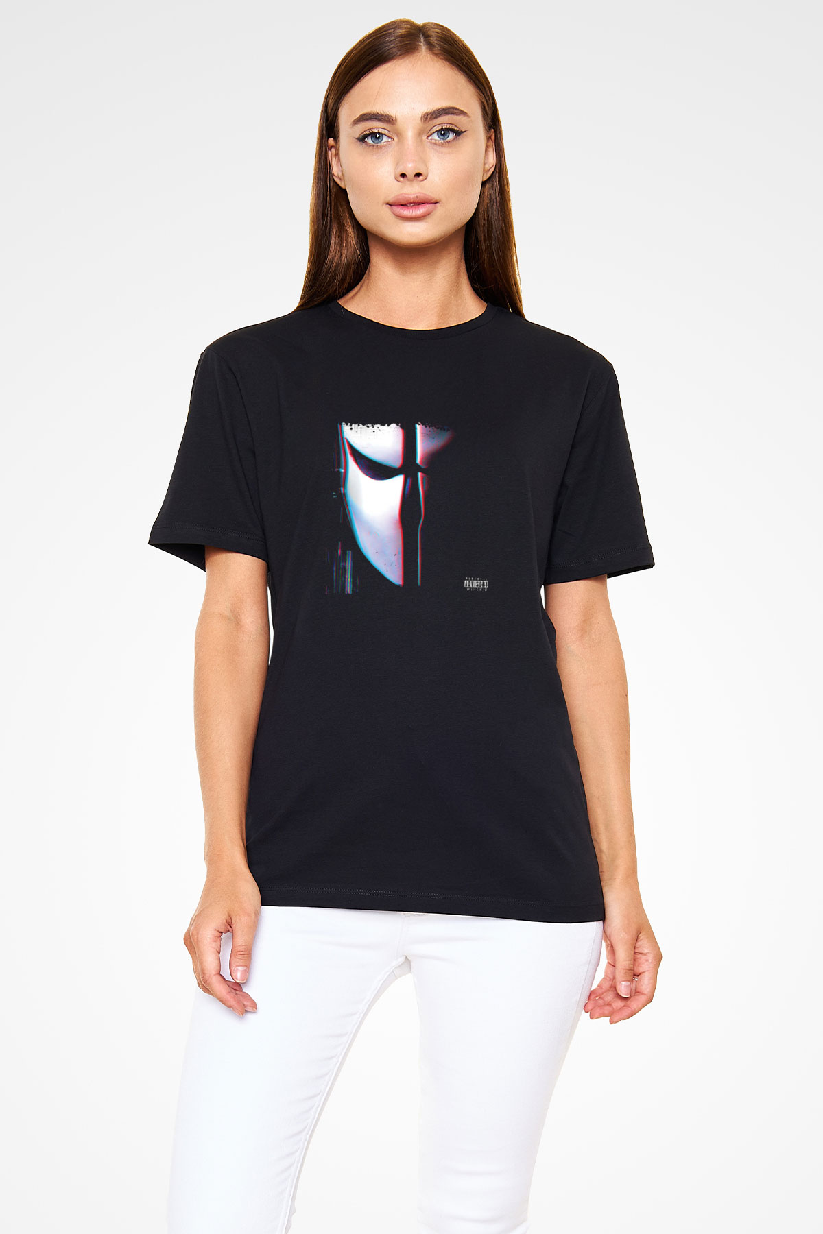 Skrillex Baskılı Unisex Siyah Tişört