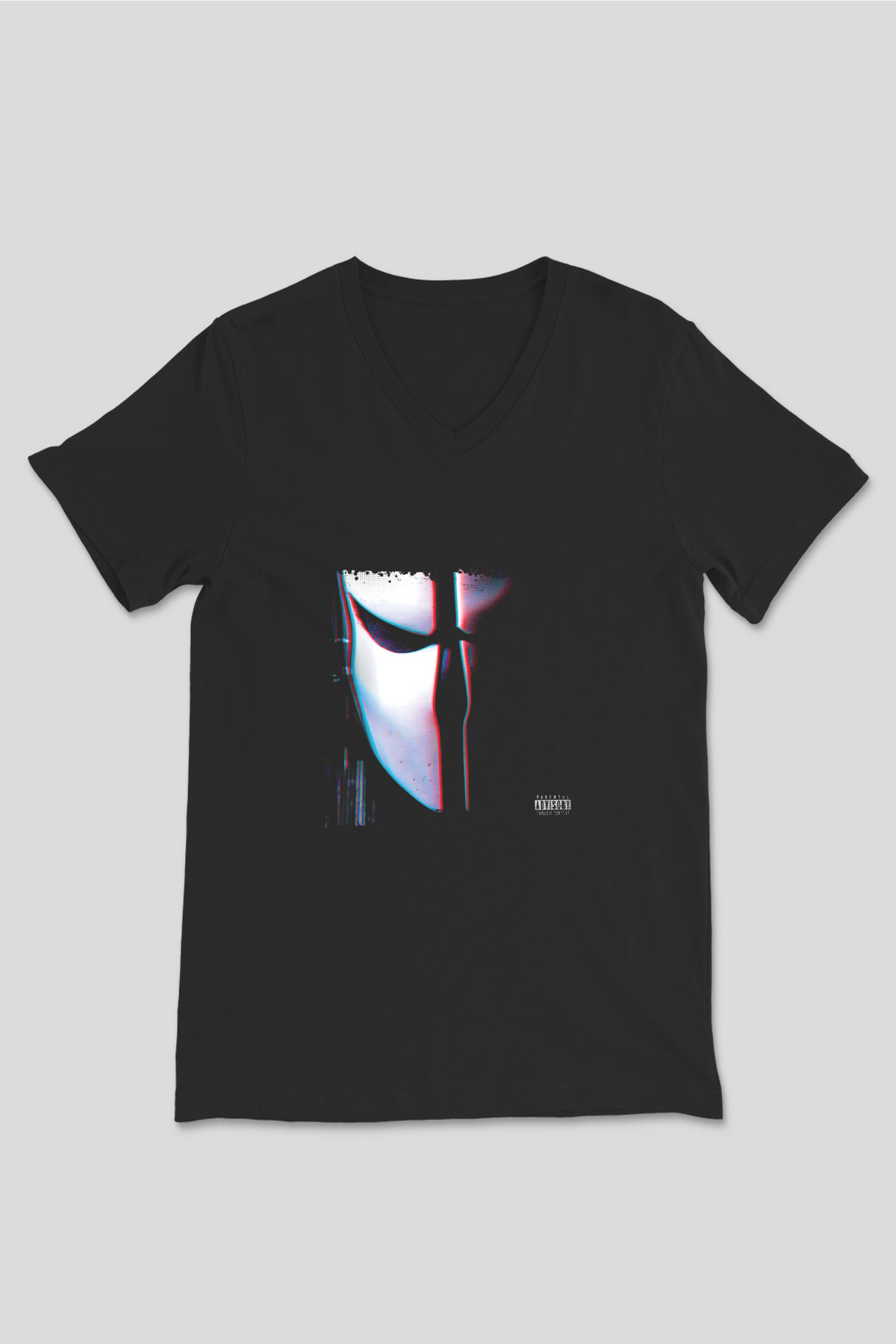 Skrillex Baskılı Unisex Siyah V Yaka Tişört