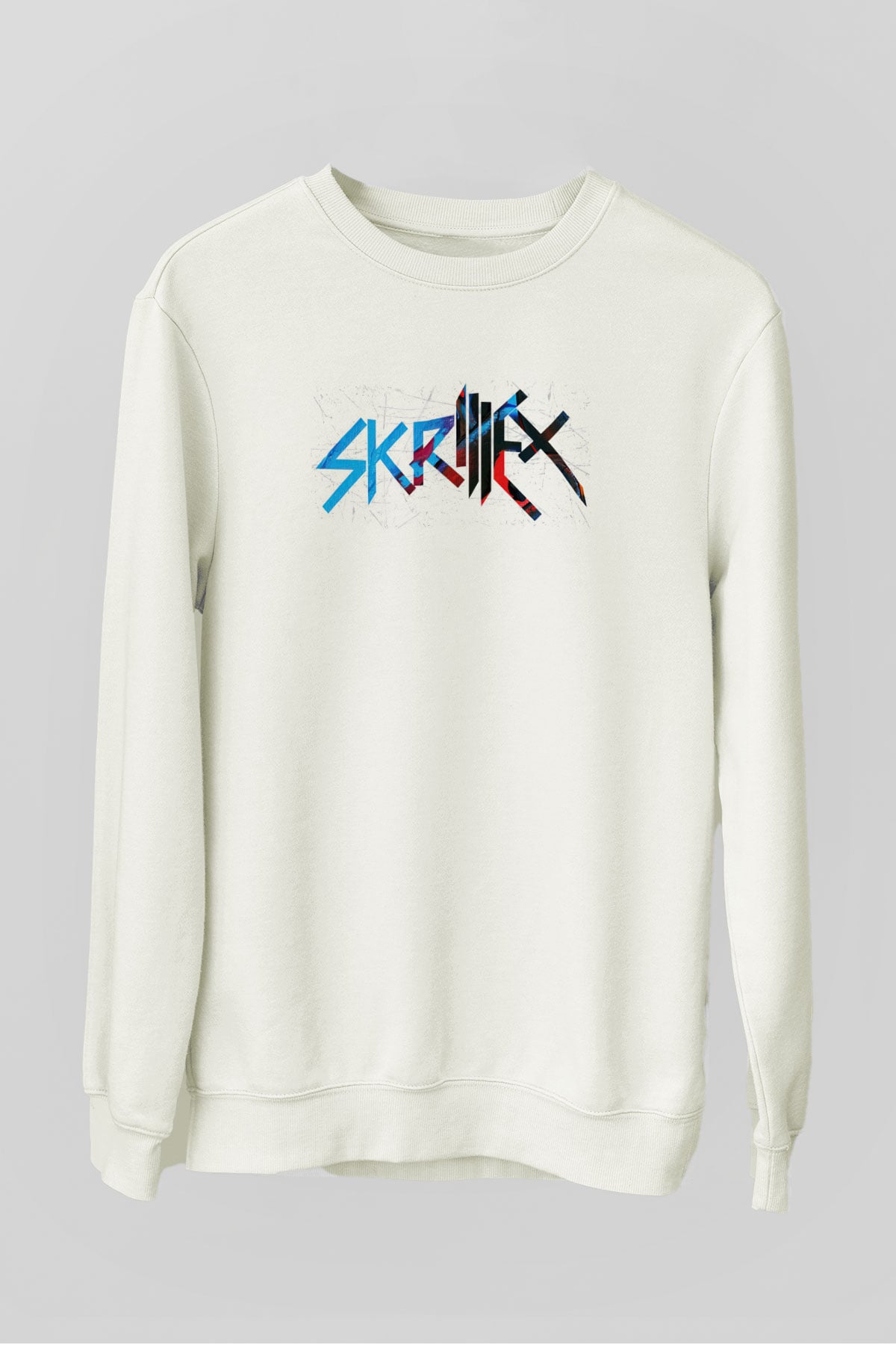 Skrillex Beyaz Unisex Sweatshirt