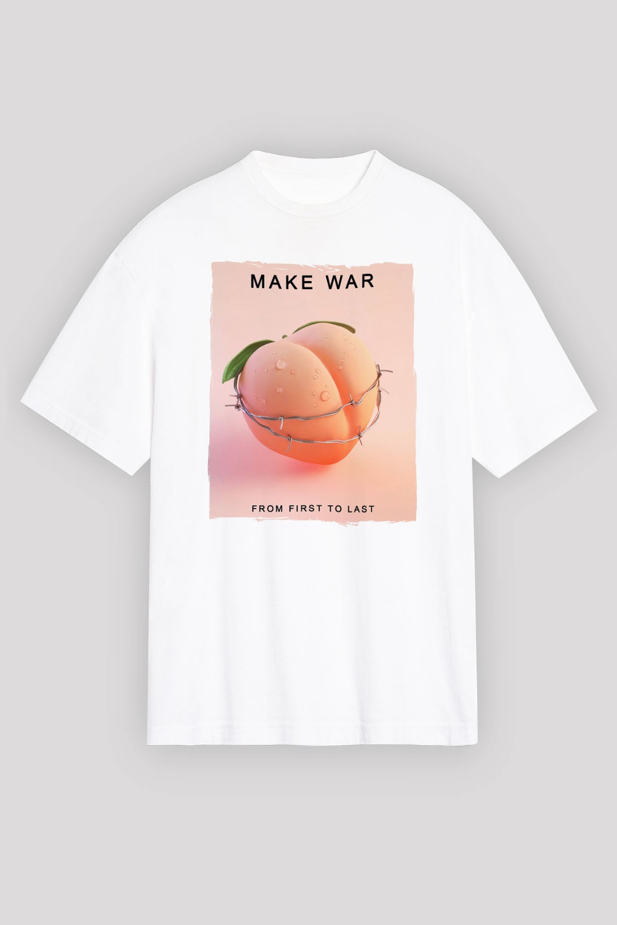 Skrillex Beyaz Oversize Tişört Oversize T-shirt - TişörtFabrikası