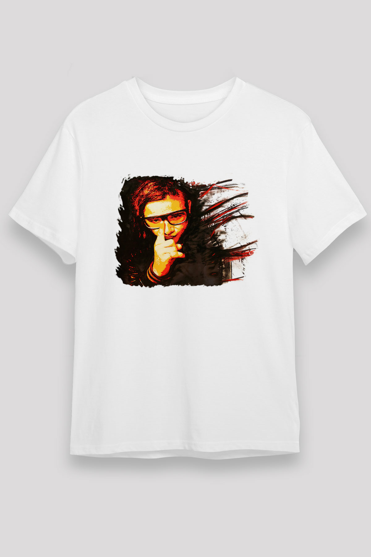 Skrillex Beyaz Unisex Tişört T-Shirt - TişörtFabrikası