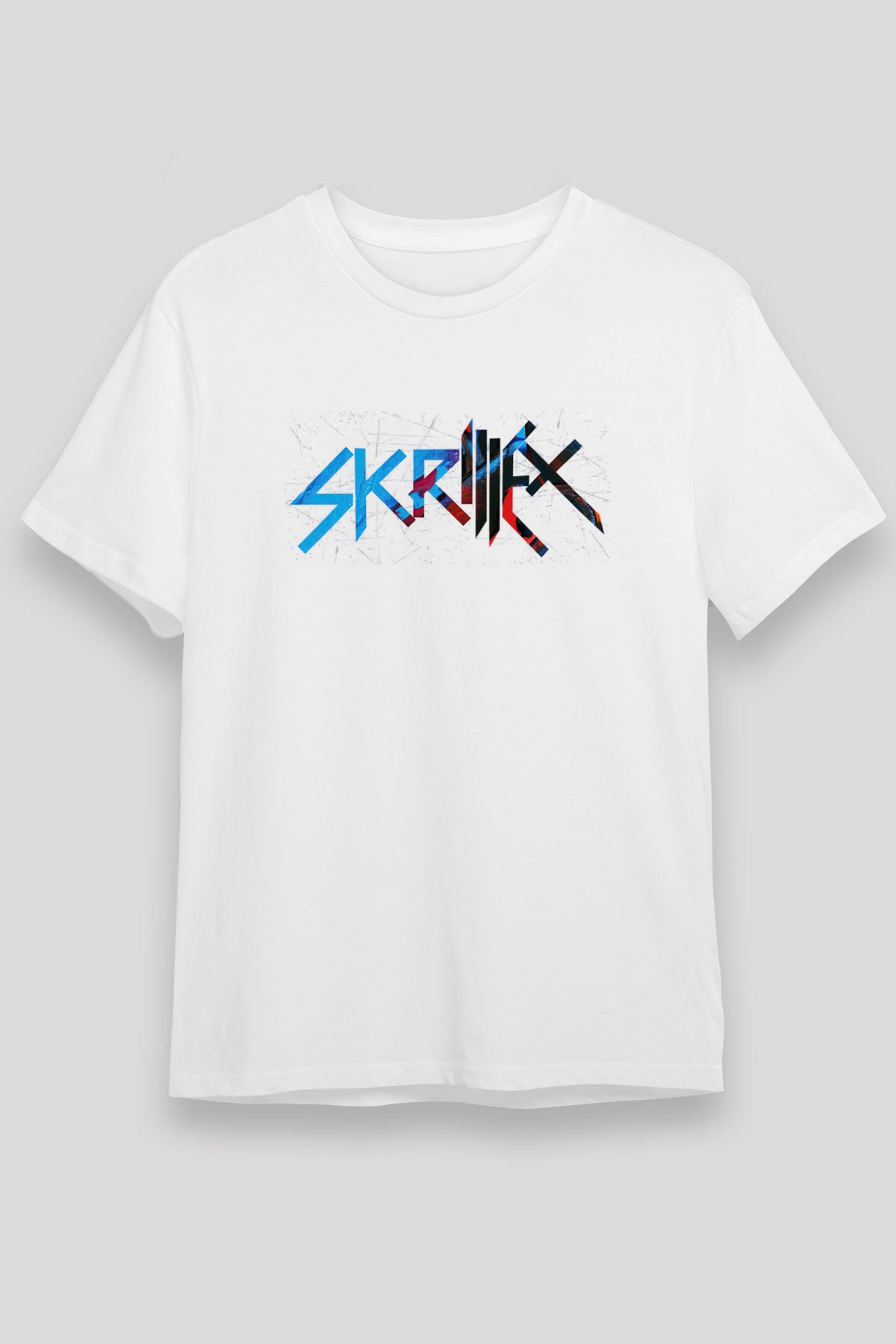 Skrillex Beyaz Unisex Tişört T-Shirt - TişörtFabrikası