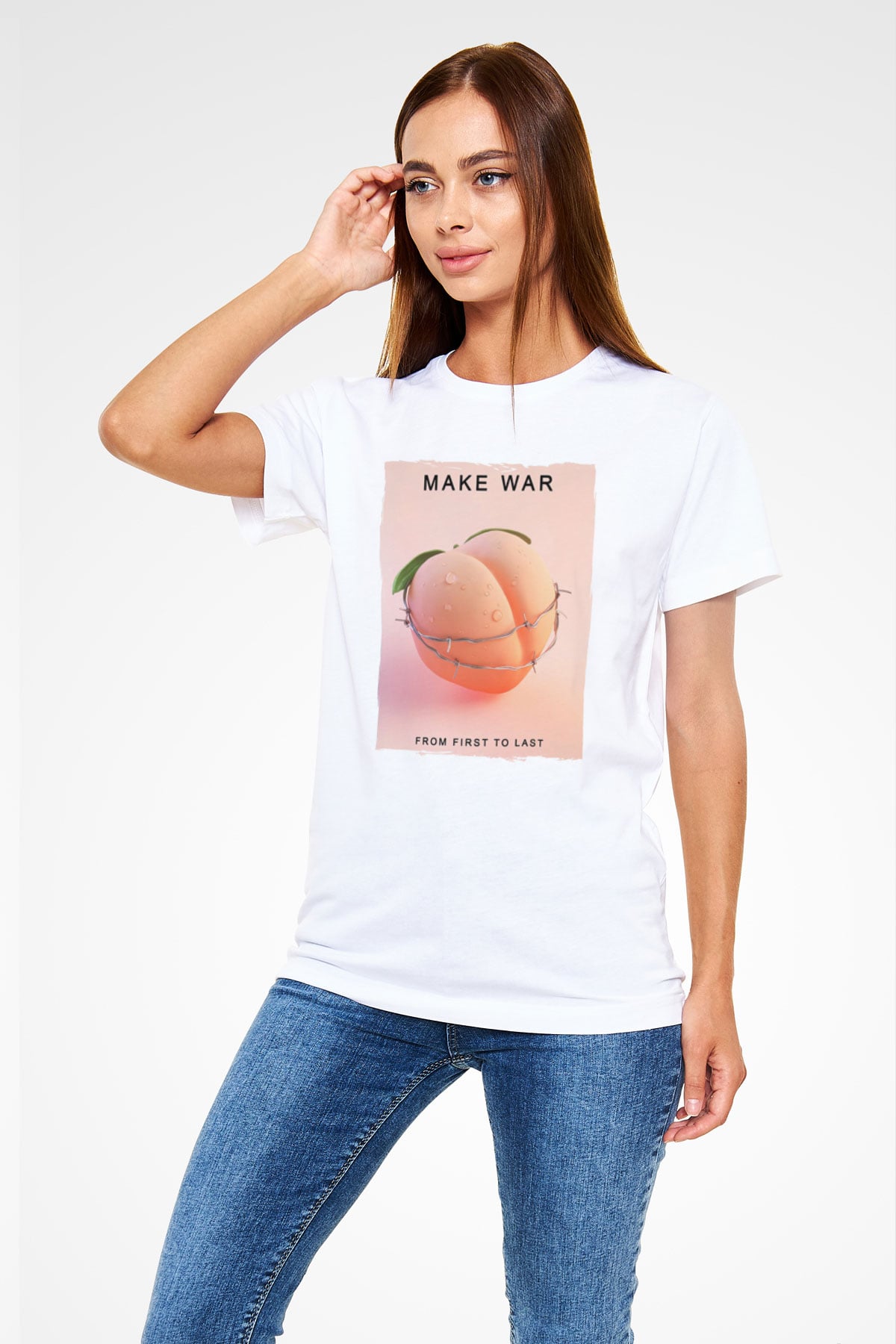 Skrillex Beyaz Unisex Tişört T-Shirt - TişörtFabrikası