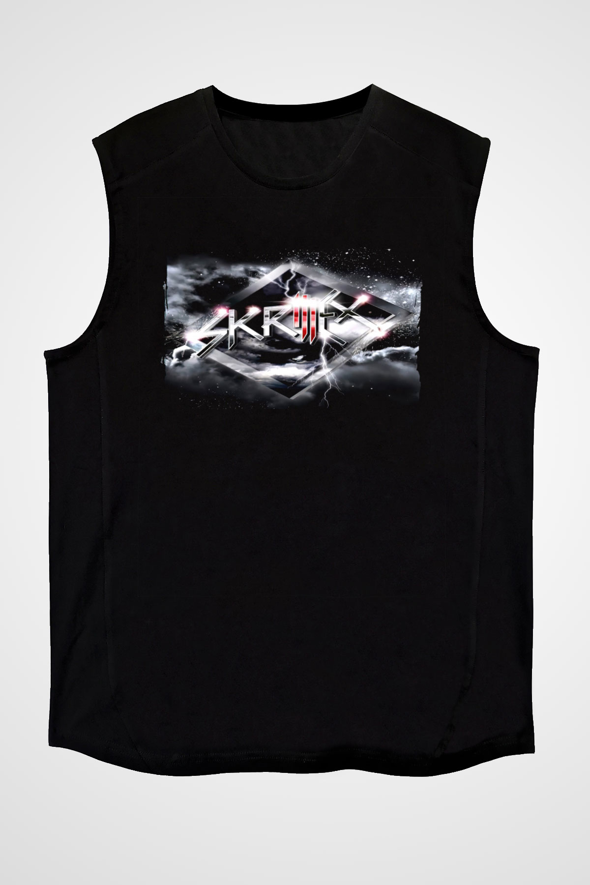 Skrillex Siyah Unisex Kolsuz Tişört
