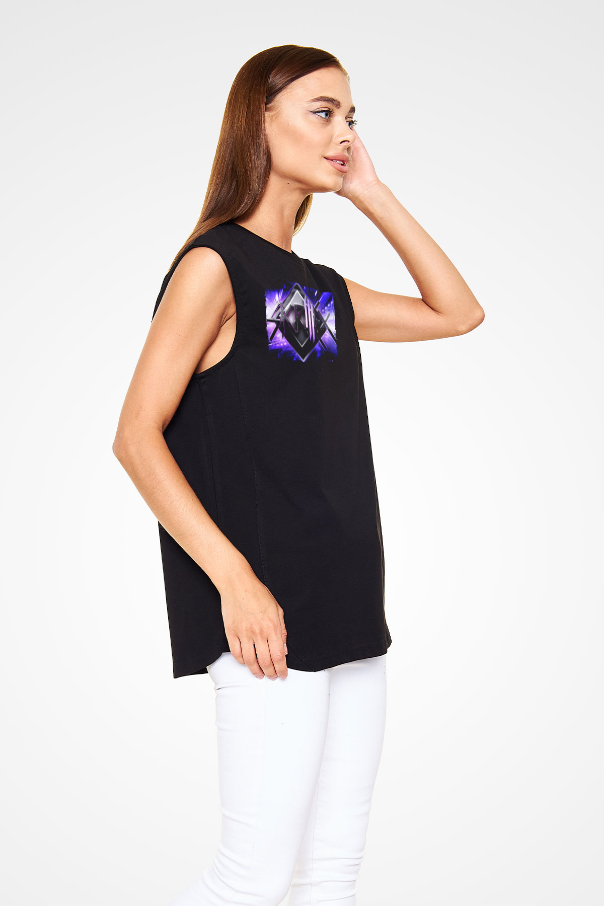 Skrillex Siyah Unisex Kolsuz Tişört