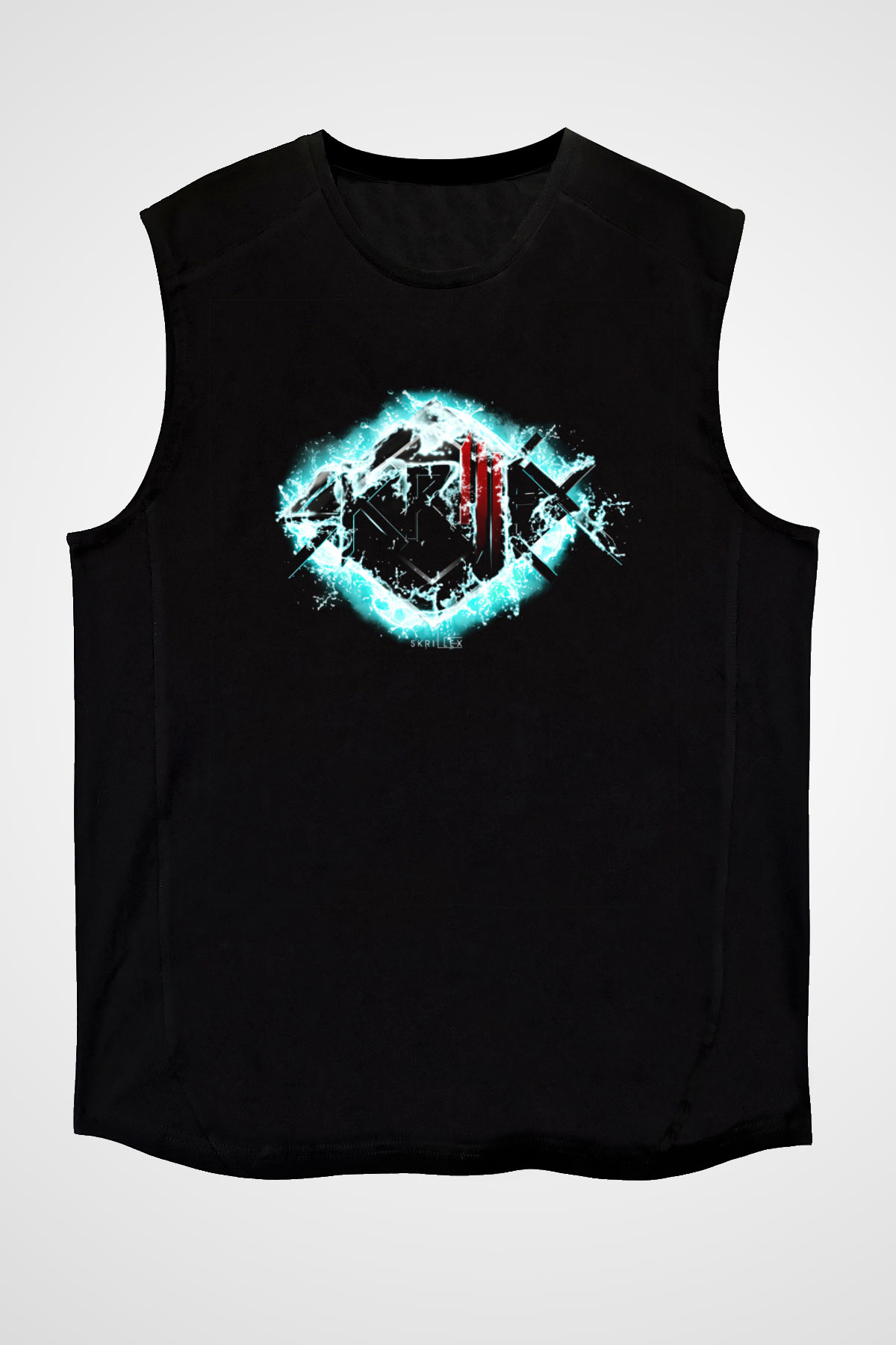 Skrillex Siyah Unisex Kolsuz Tişört